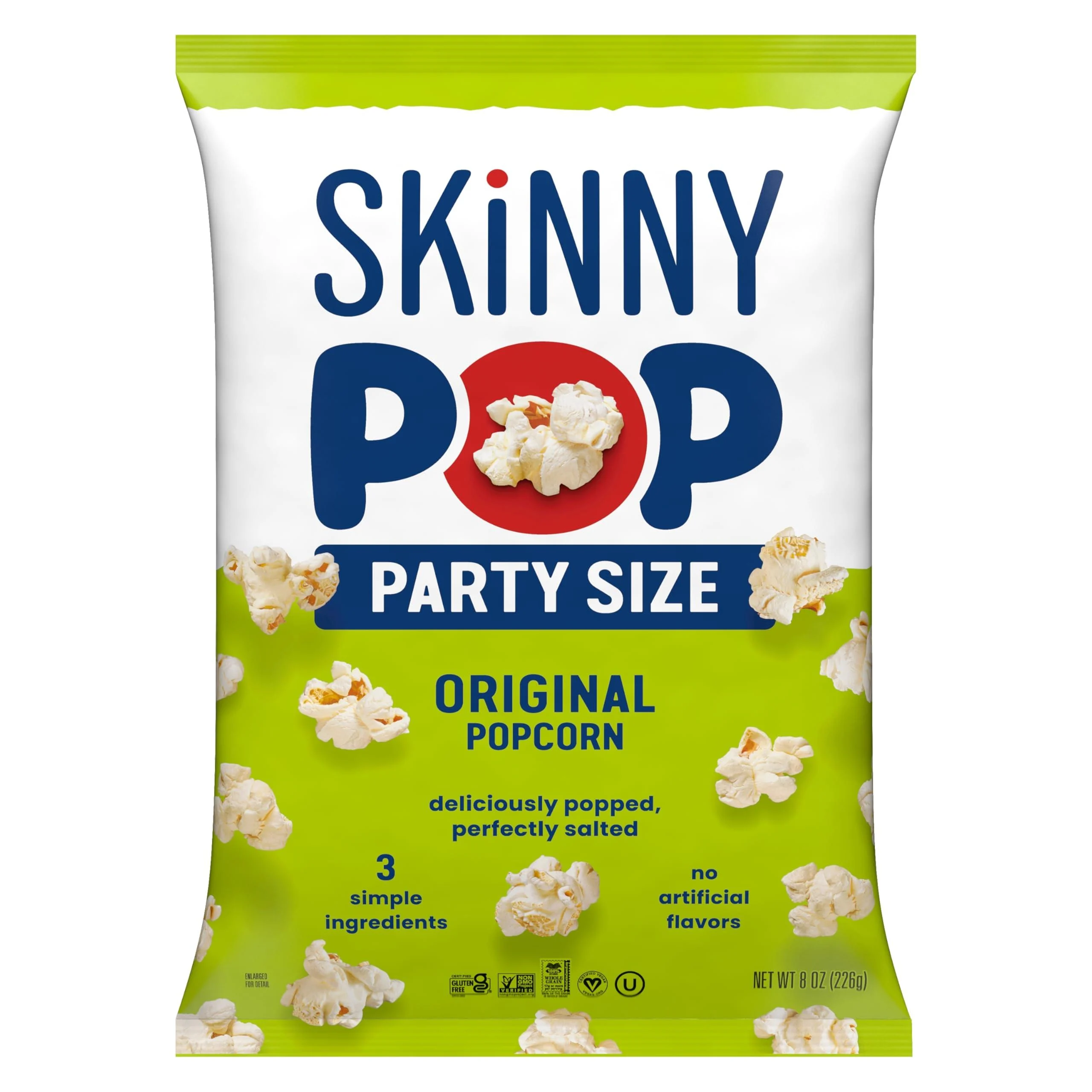 SkinnyPop 237 ml original (sac) L g rement sal