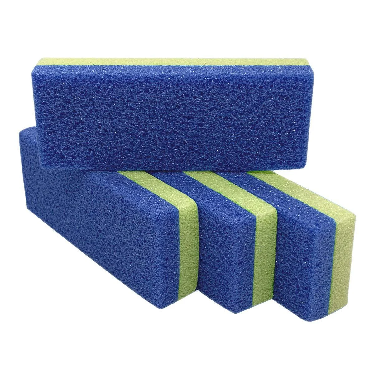 Foot Pumice Stone for Feet Hard Skin Callus Remover and Scrubber (Pack of 4) (Yellow) - MARYTON