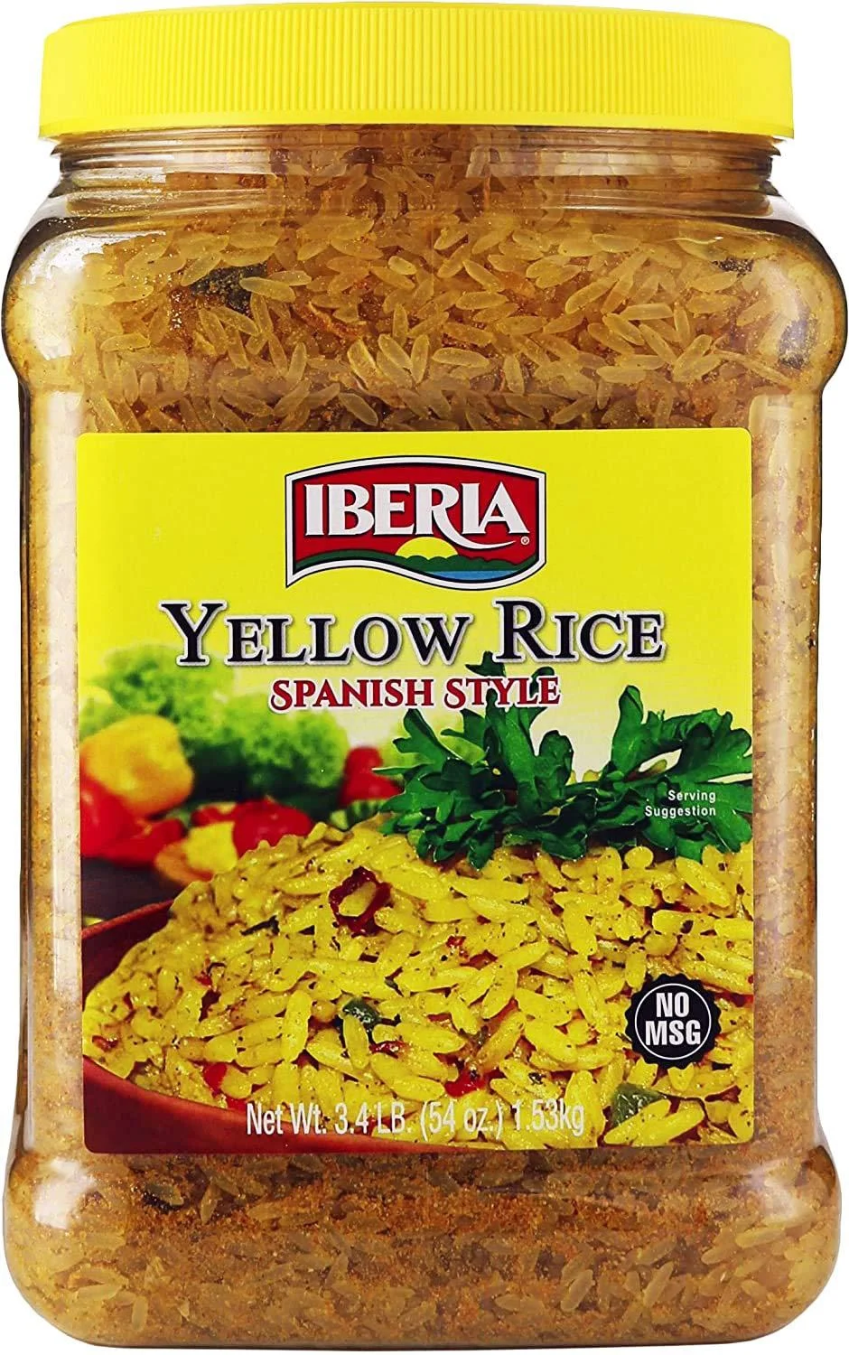 Iberia Spanish Style/3.4 lbs, Yellow Rice, 54 Oz 3.4 Pound (Pack of 1)