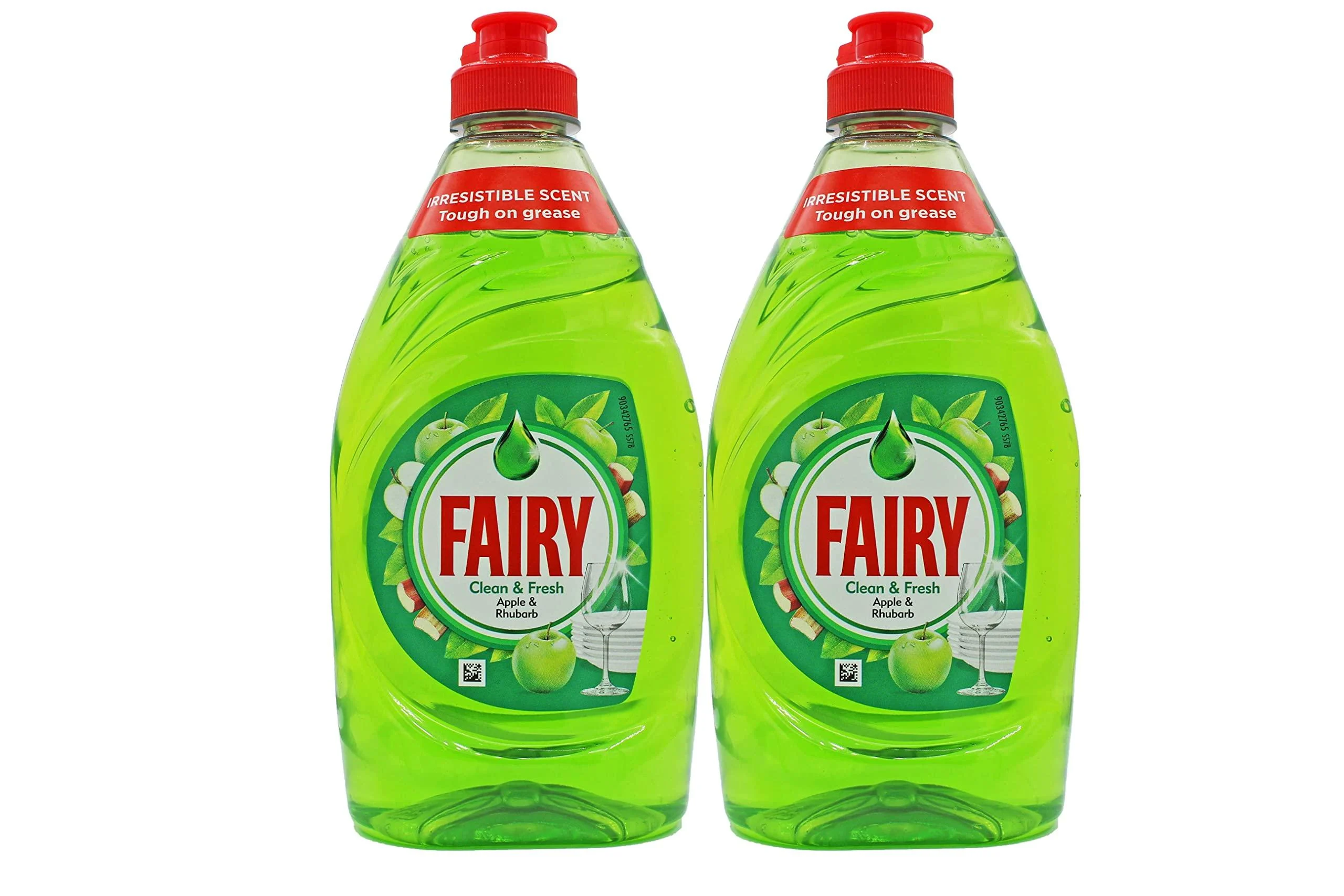 Fairy Washing UP Liquid Apple & Rhubarb 320 mL - PACK OF 2