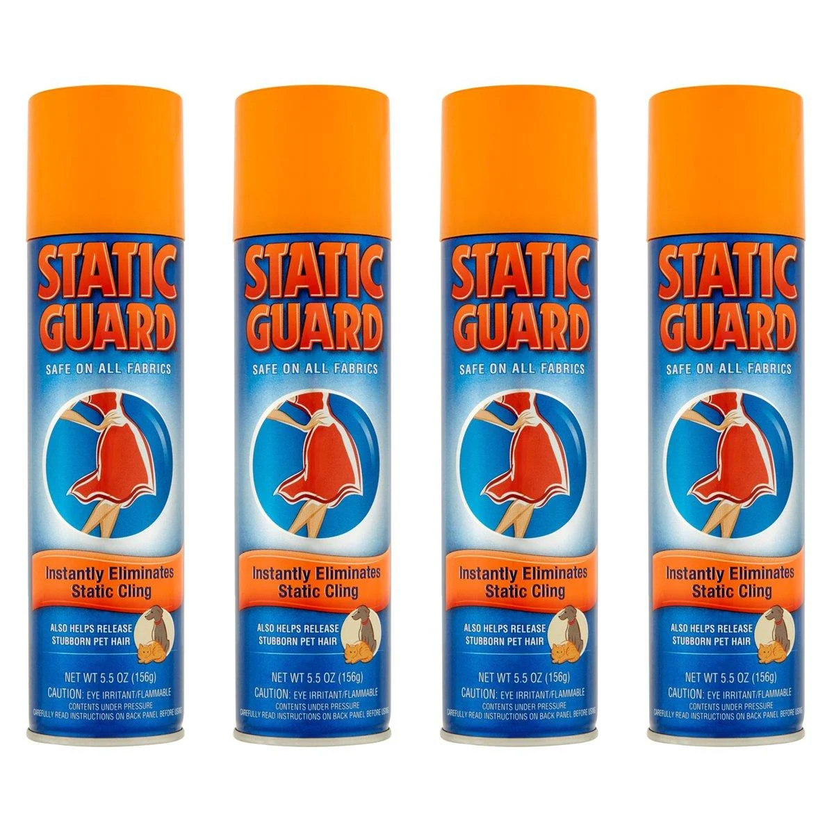 Static Guard Spray 5.5 oz - Pack of 4 5.5 Ounce (Pack of 4)