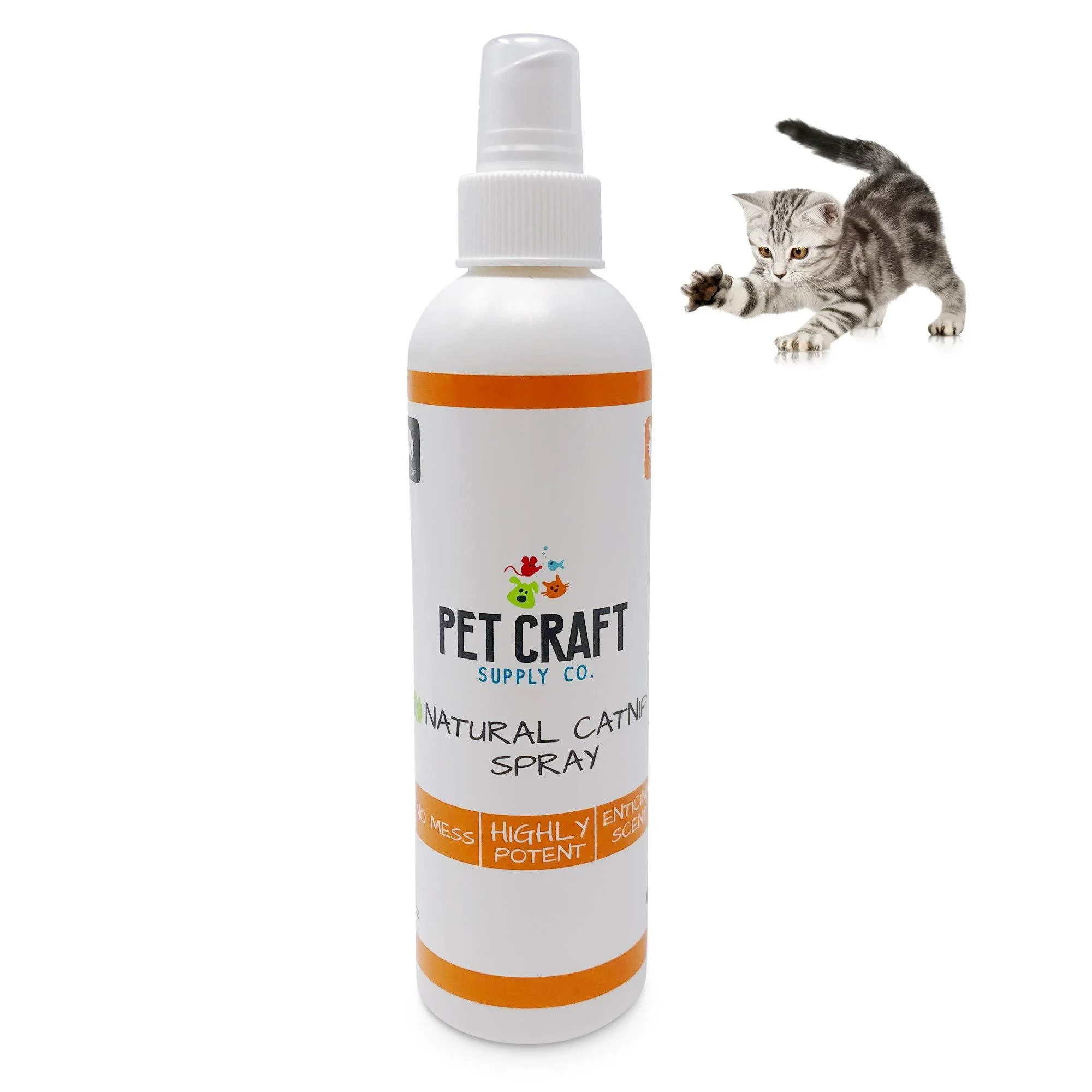 Pet Craft Supply Premium Maximum Potent All Natural Catnip for Cats USA Grown & Harvested Large 3 oz Resealable Canister Great for Training Redirecting Bad Behaviors Natural Catnip Spray