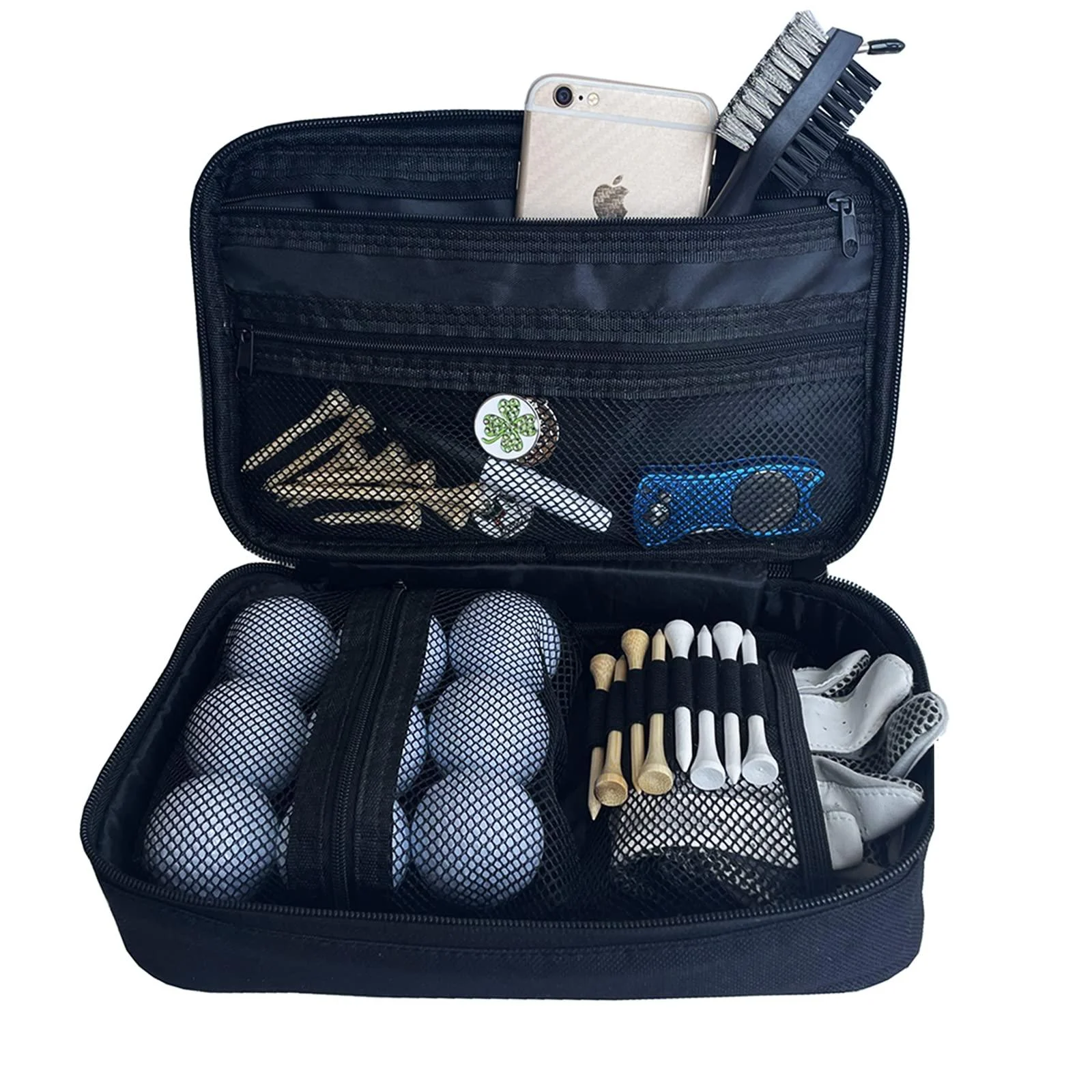 Golf Ball Bag Pouch,Golf Accessory Bag,Golf Accessories for Men,Golf Bag Organizer,Golf valuables Pouch - CORECISE