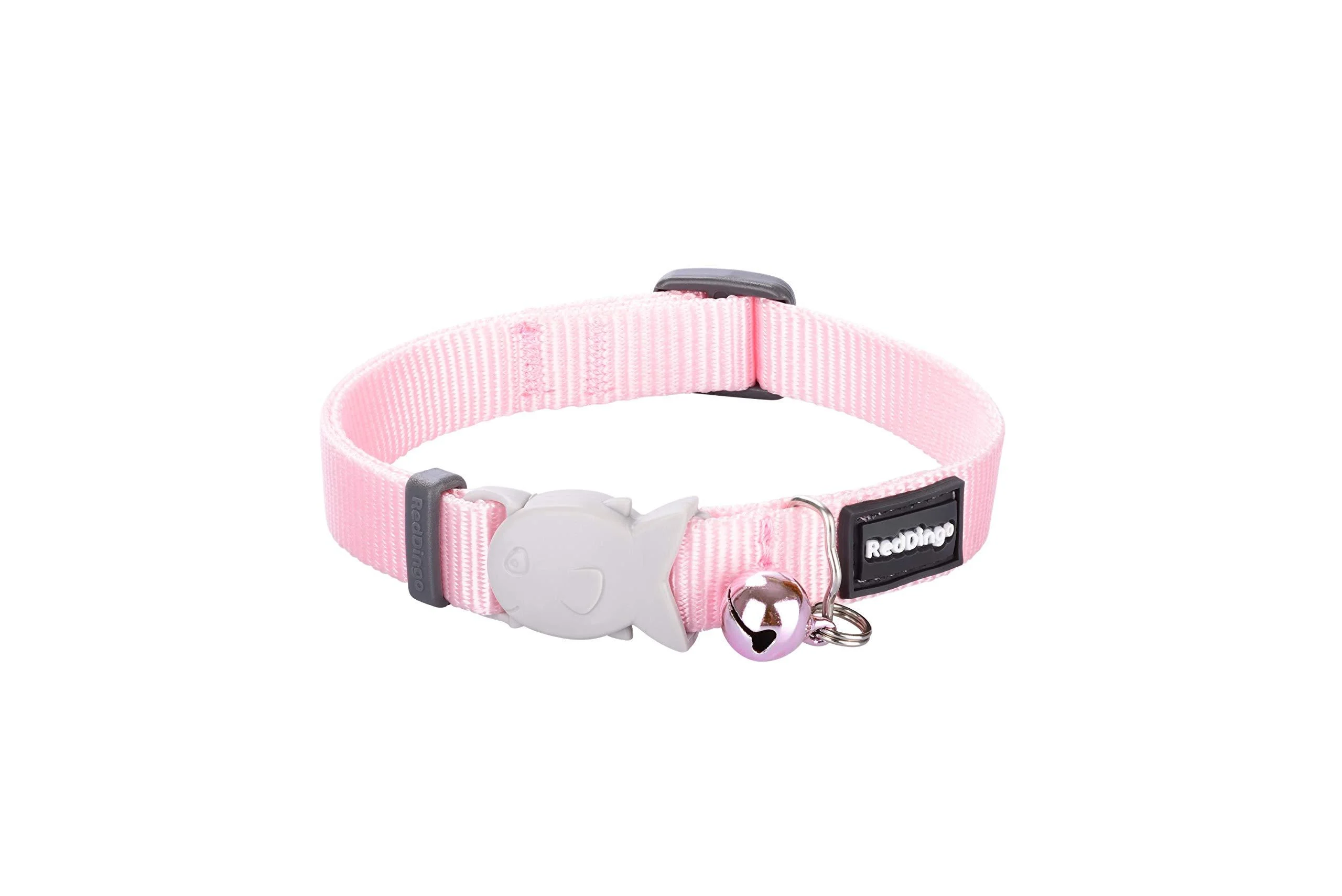 Red Dingo Classic Cat Collar, One Size Fits All Pink
