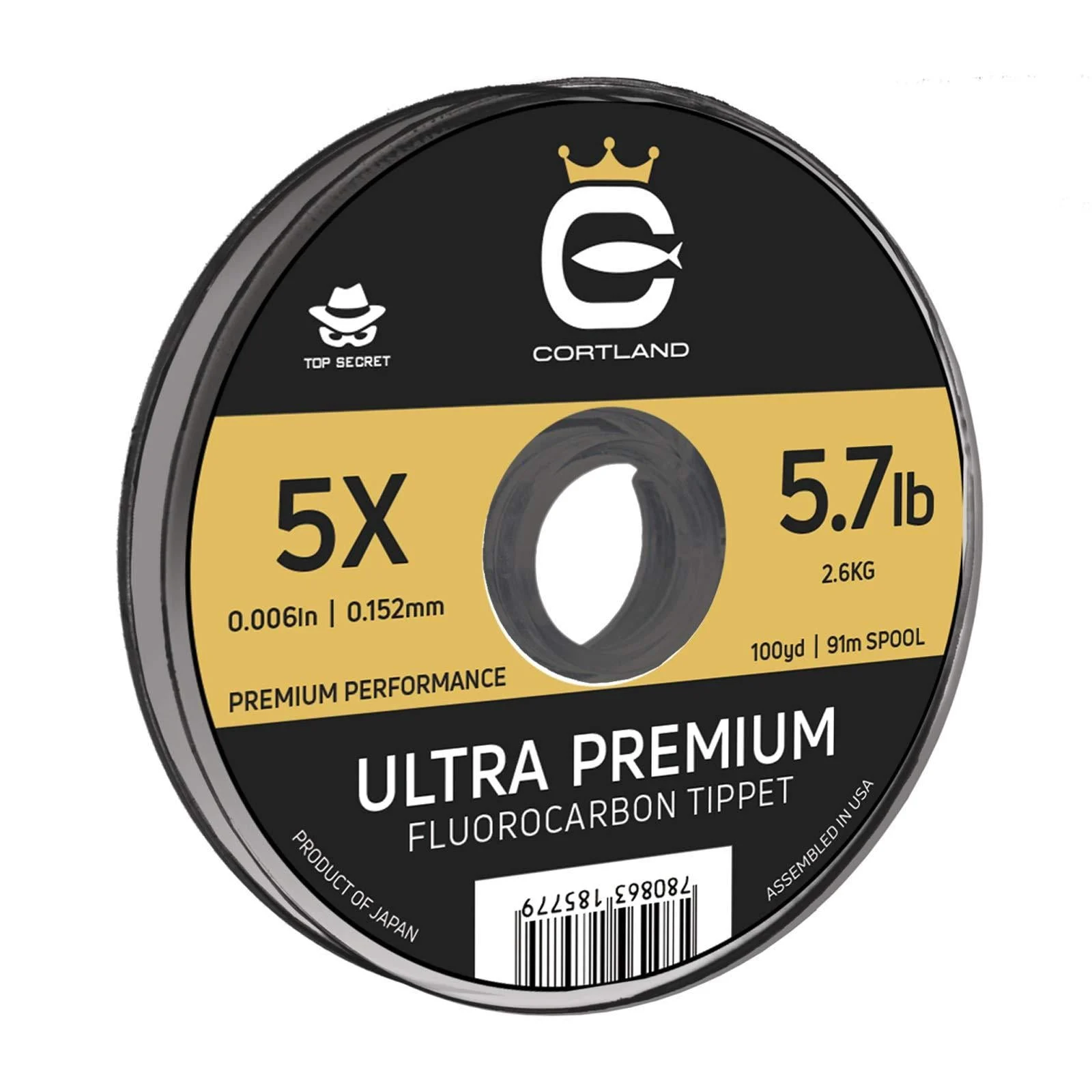 Cortland Ultra Premium Fluorocarbon Tippet 5X