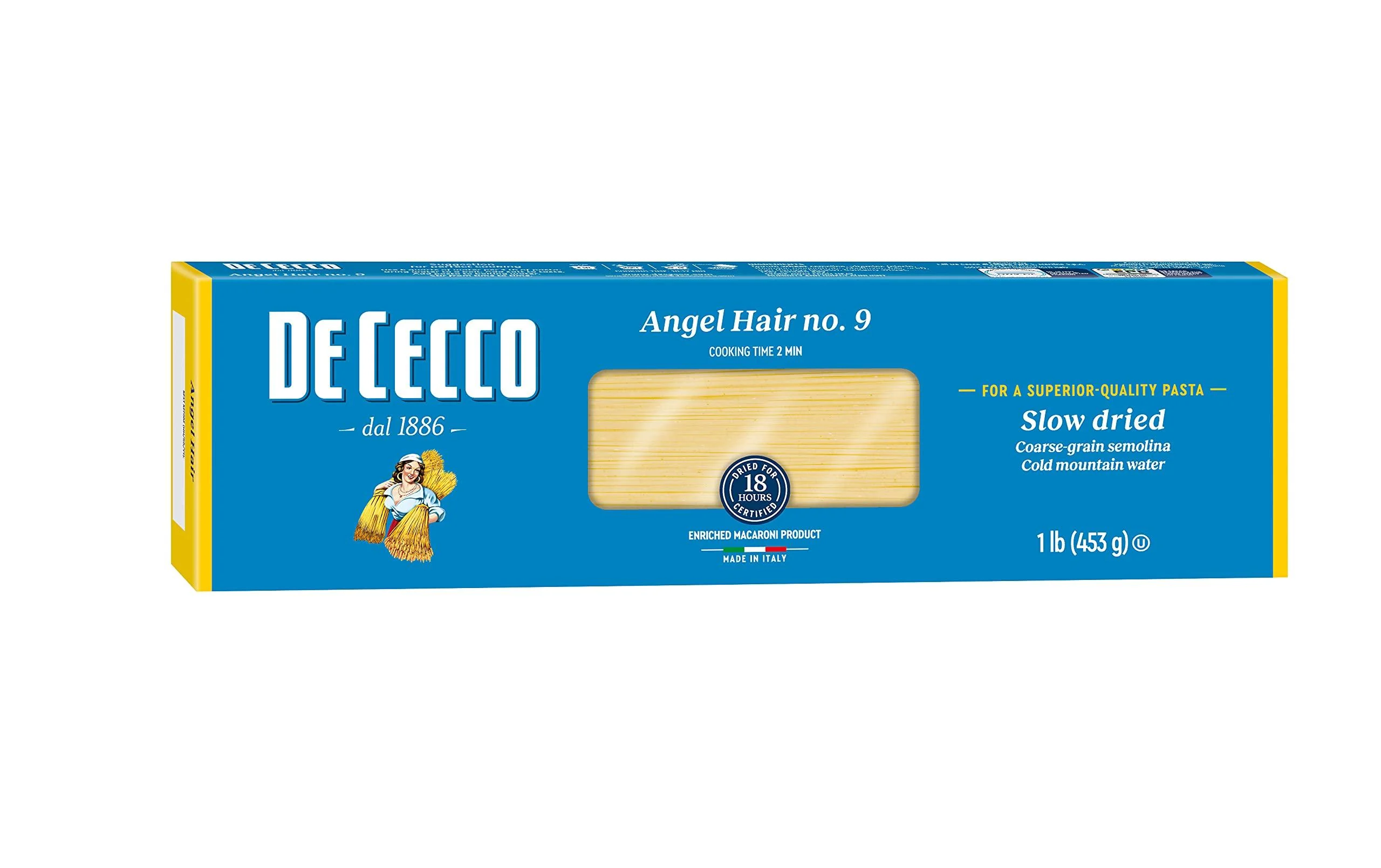 De Cecco Pasta, Angel Hair No. 9, 16 oz