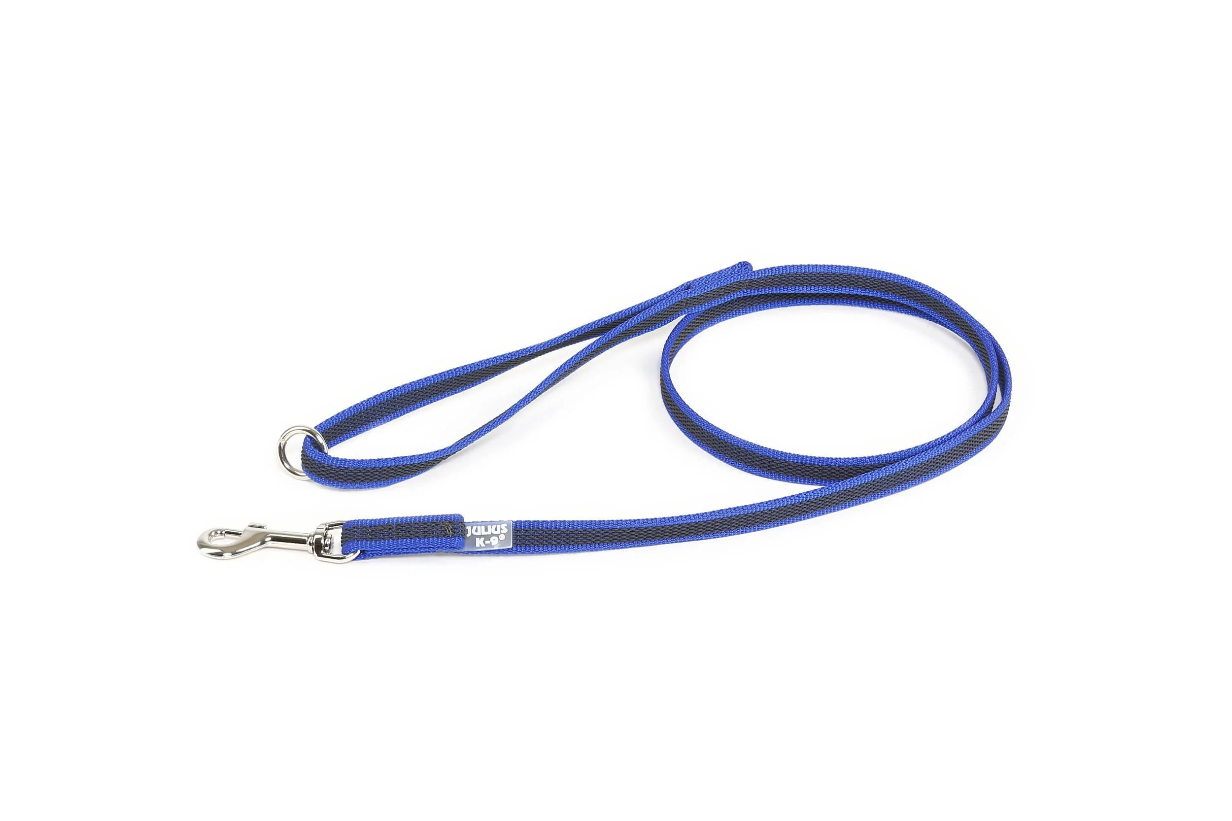IDC Color & Gray rubberized leash 14 mm x 1.2 m with loop and O-ring blue-grey Blue-grey 14 mm x 1.2 m (with loop and O-ring)