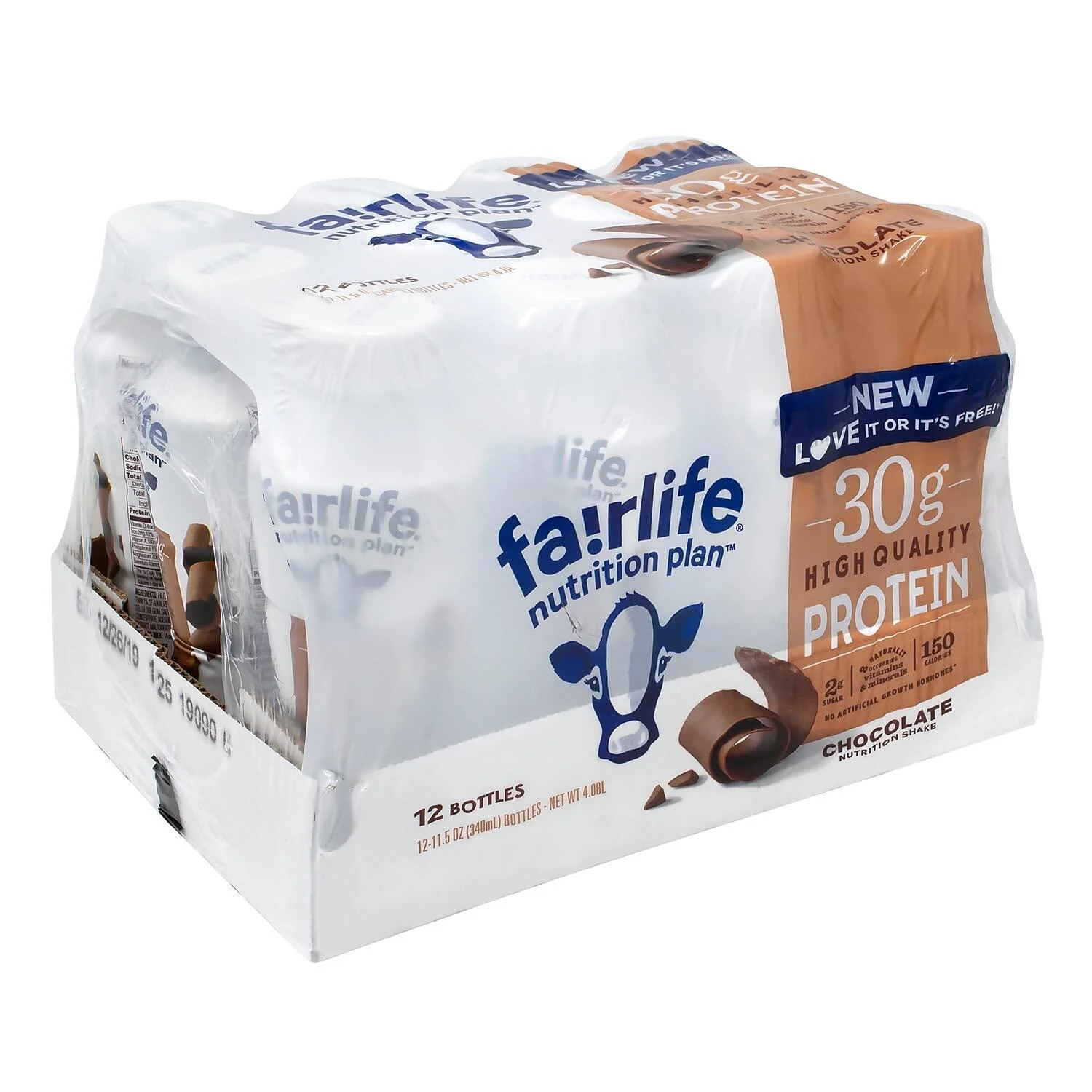 Fairlife Nutrition Plan High Protein Chocolate 30g Shake, Gelatin Free, 11.5fl.oz, 12 Pack - Assortit