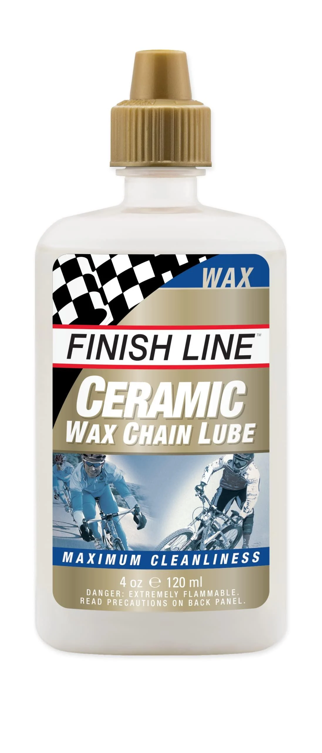 Finish Line Ceramic Wax Bicycle Chain Lube 4oz