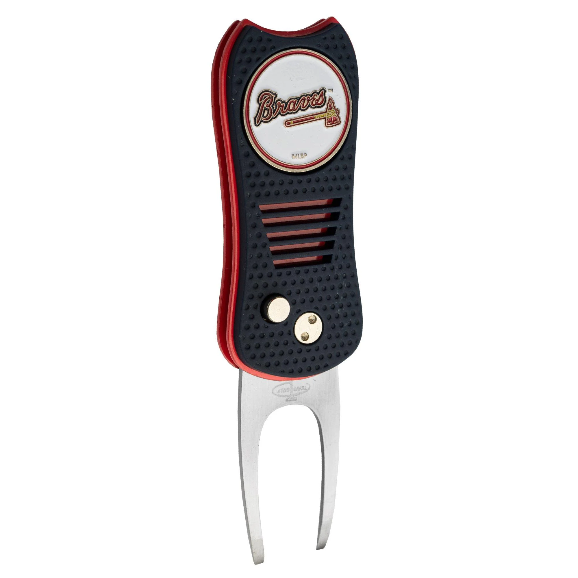 Team Golf MLB Unisex-Adult Switchfix Divot Tool Atlanta Braves One Size Multi Team Colors