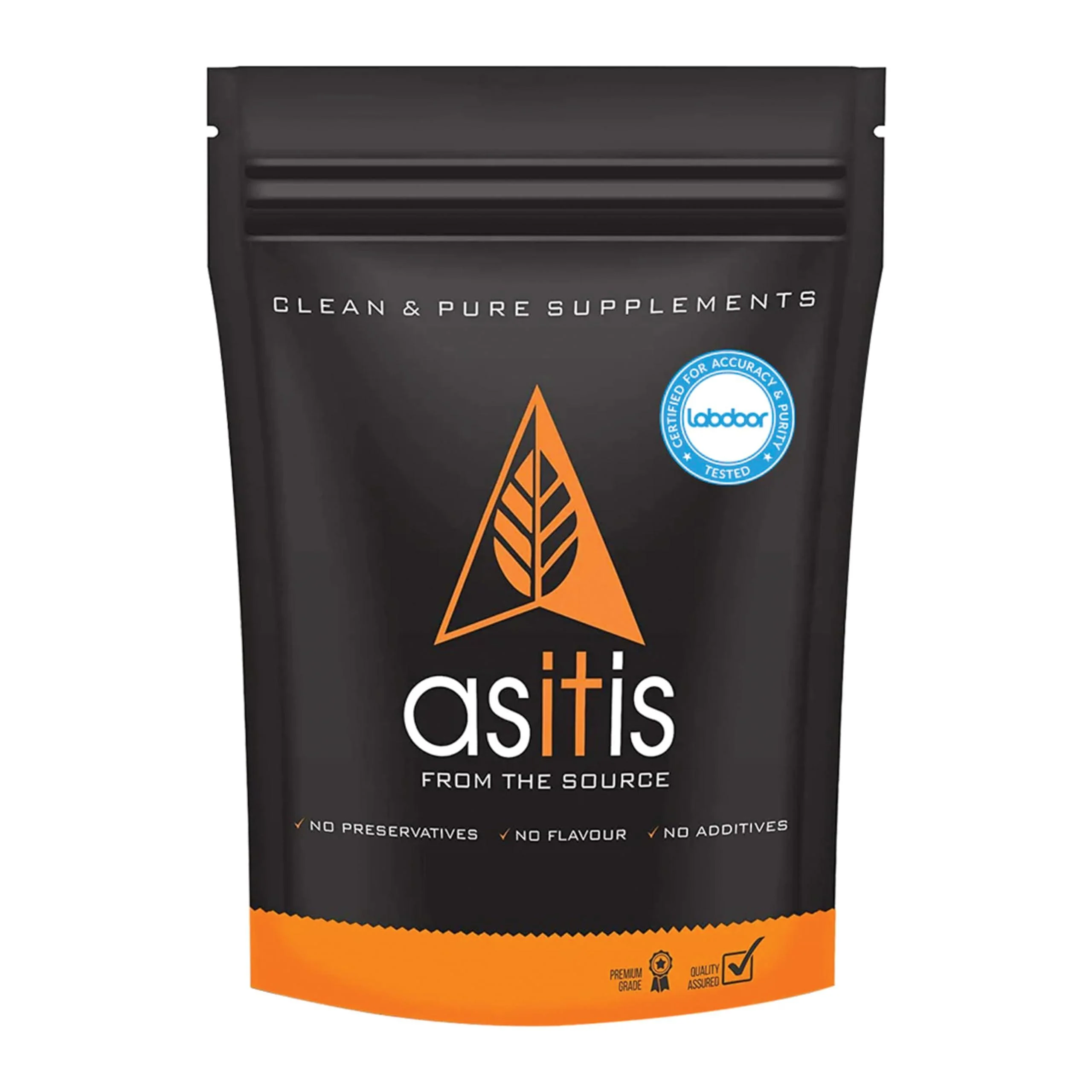 AS-IT-IS Nutrition Creatine Monohydrate 100gms/3.5 Oz | USA Labdoor Certified for Accuracy & Purity Gluten-free No Preservatives Pre-and Post-workout Supplement 100 gm