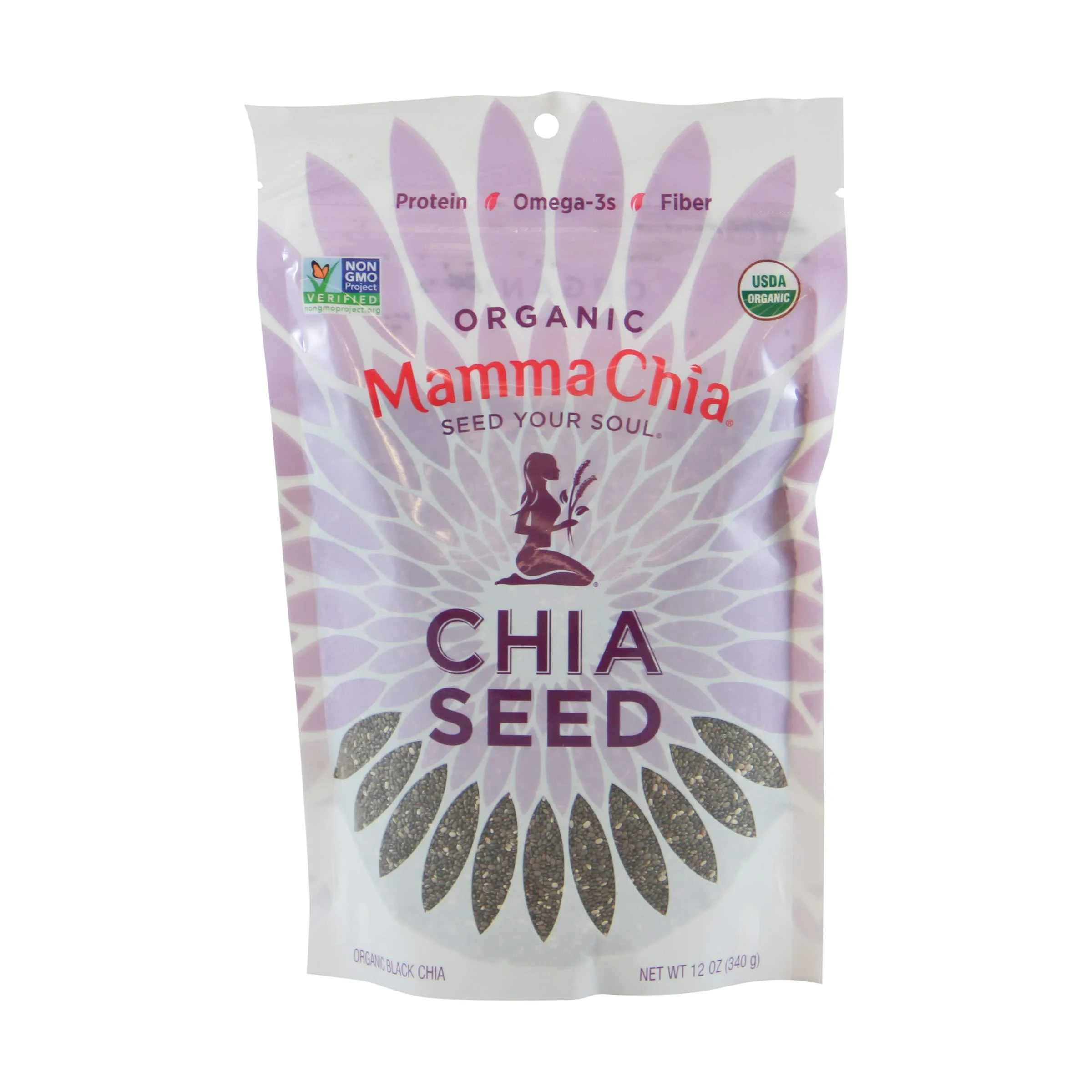 Mamma Chia Organic Black Chia Seed 12 oz (340 g)