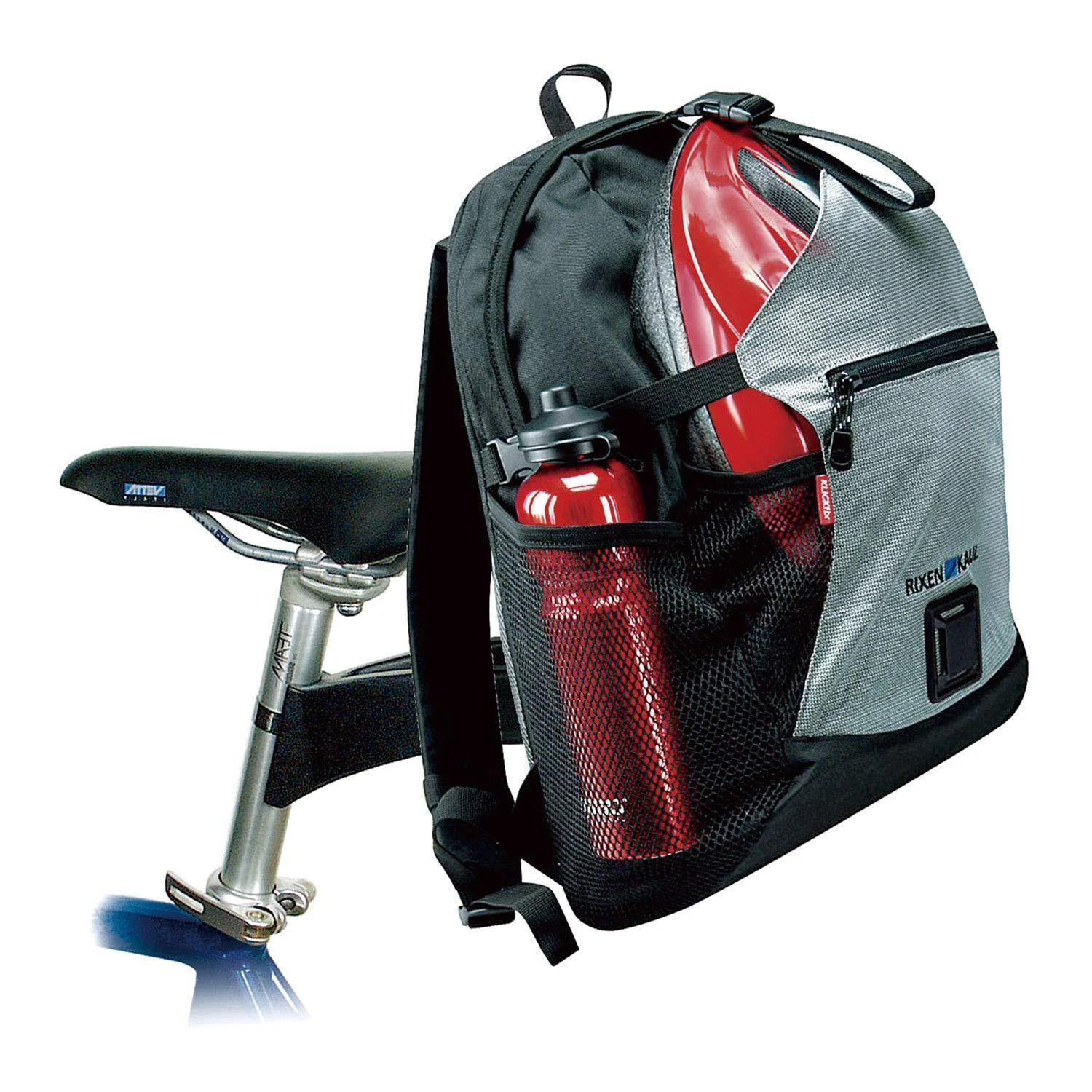 KLICKfix bike bag Freepack Sport Black-Sil Backpack 20 x 30 x 40 cm 24 liters Single