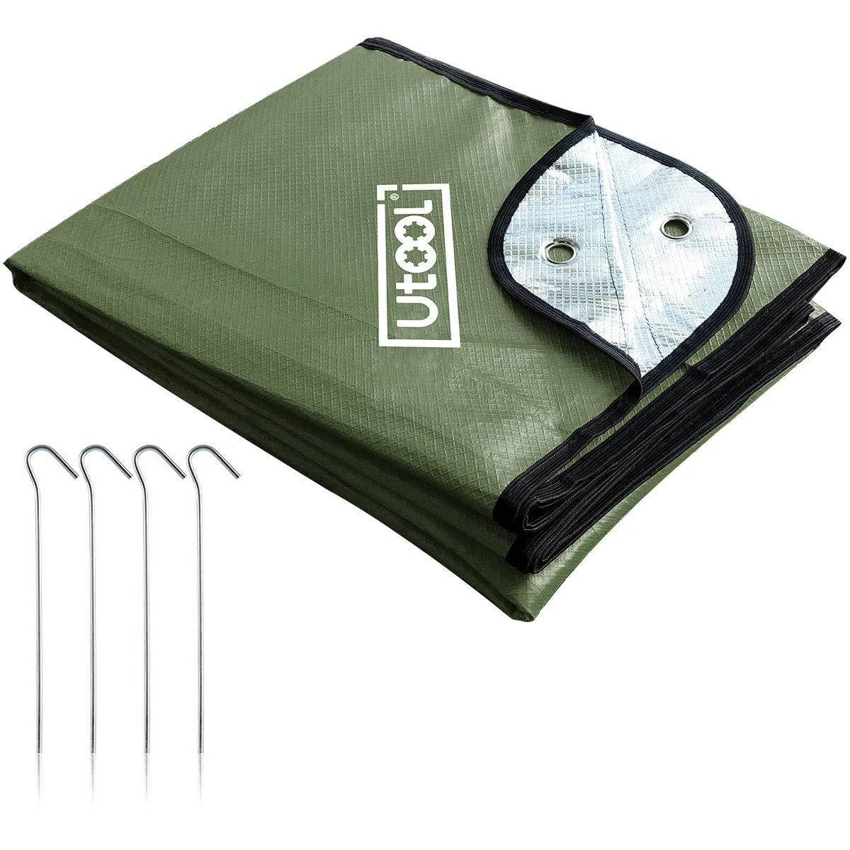 UTOOL Heavy Duty Emergency Blanket Green