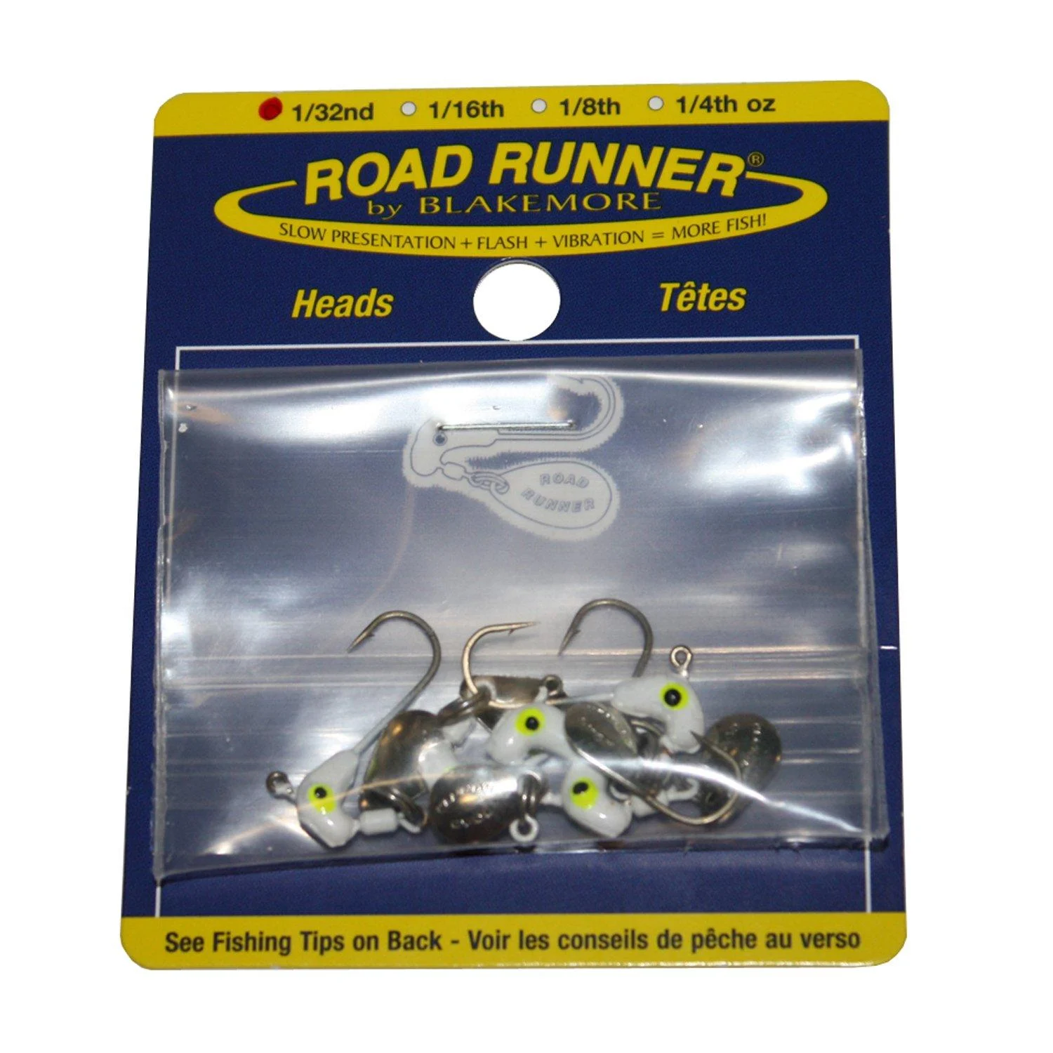 Blakemore TTI Fishing Co Road Runner Bulk Head Hook 1/8-Ounce White