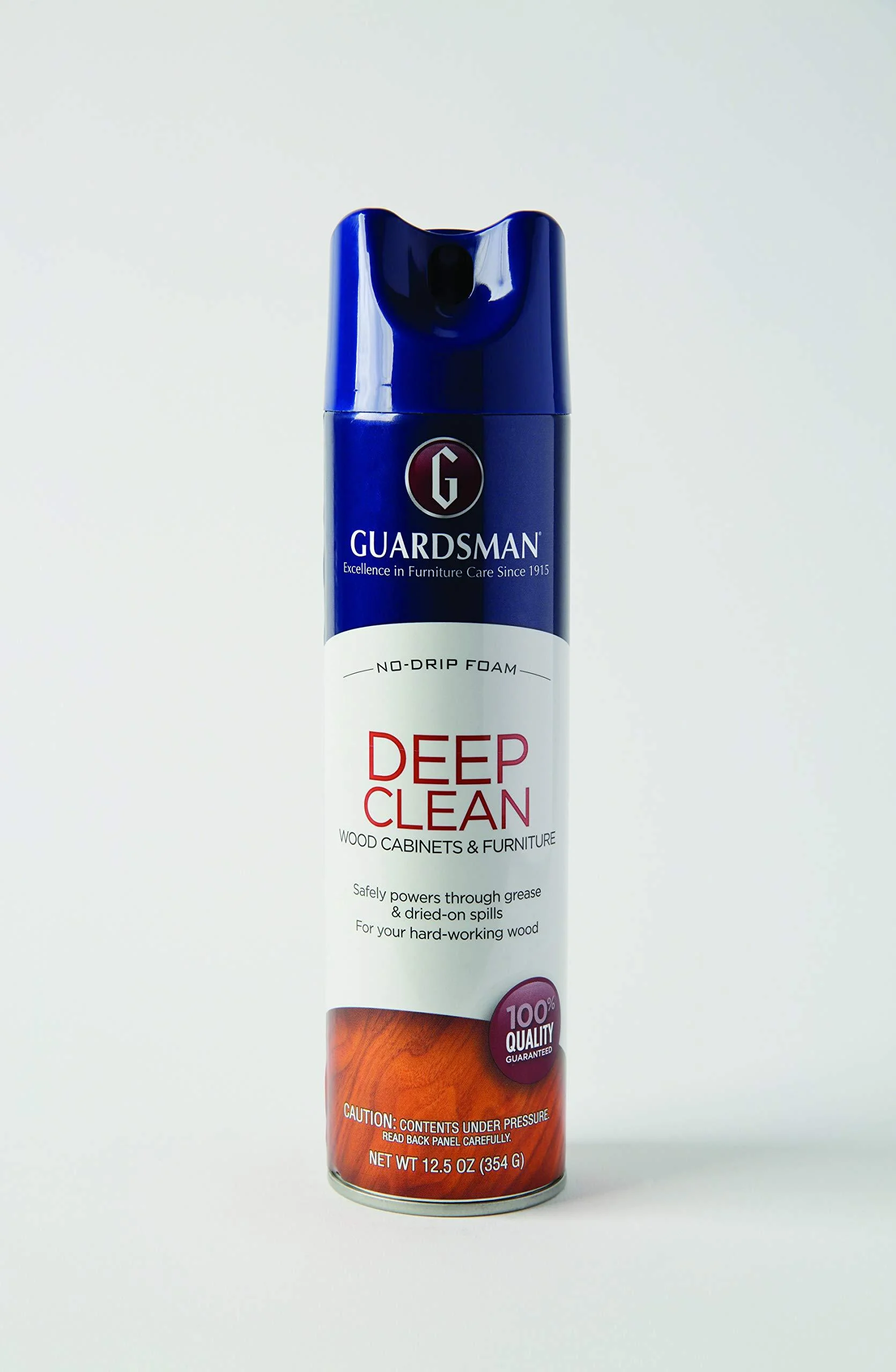 Guardsman Deep Clean - Purifying Wood Cleaner - 12.5 oz Streak Free, Doesn't Attract Dust 460500,Original Version,12 oz