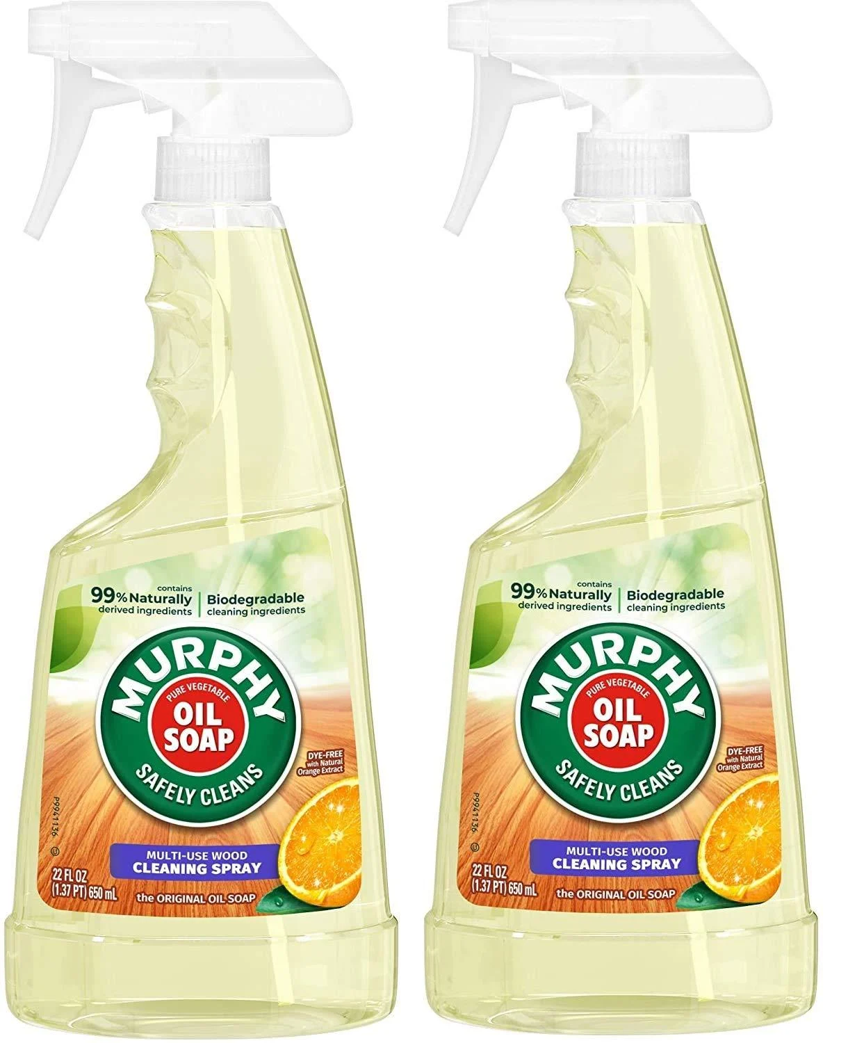 Murphy Oil Multi-Use Wood Cleaner Spray with Orange Oil - 22 oz - 2 pk
