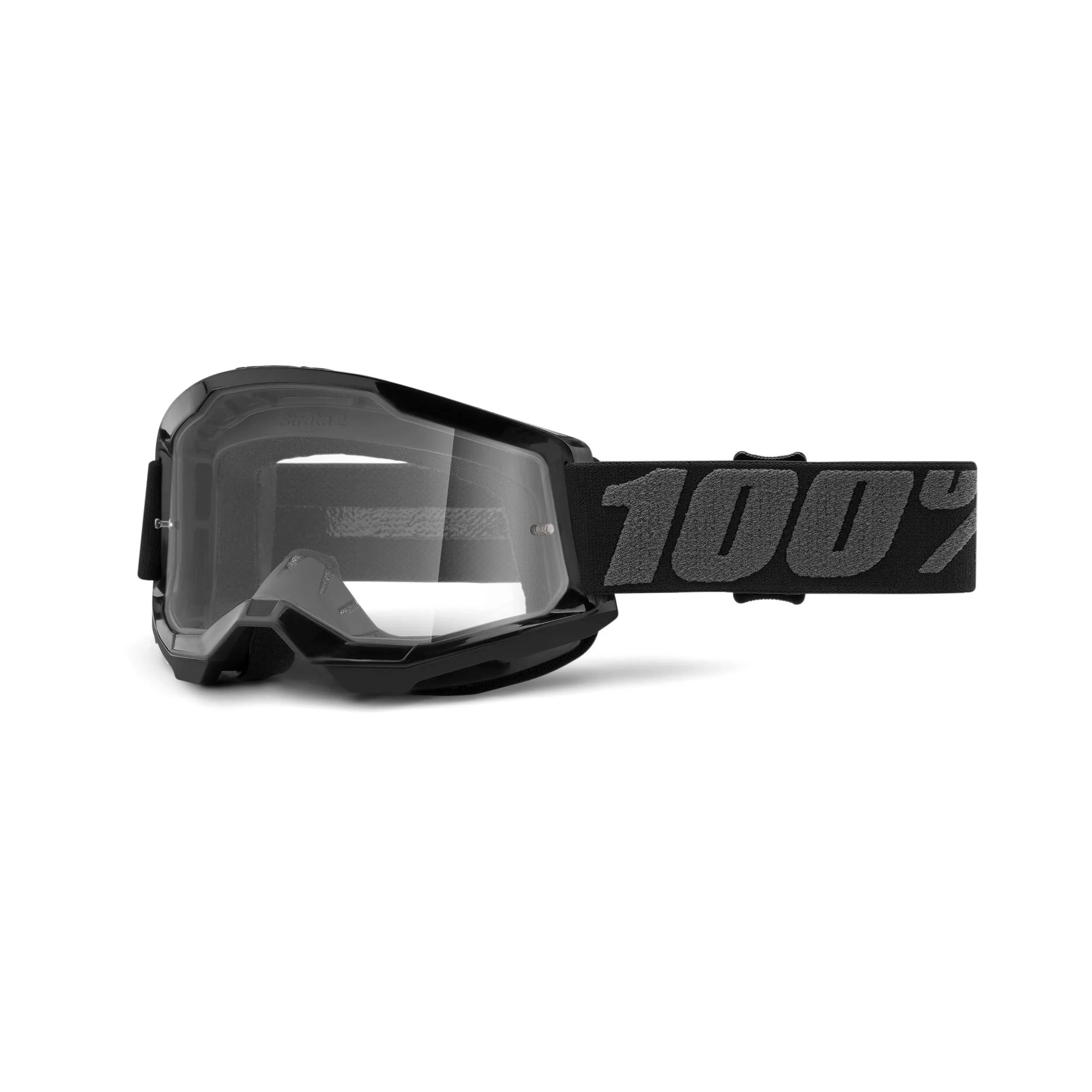 100% Unisex-Adult Strata 2 Sunglasses Blue Adult Black