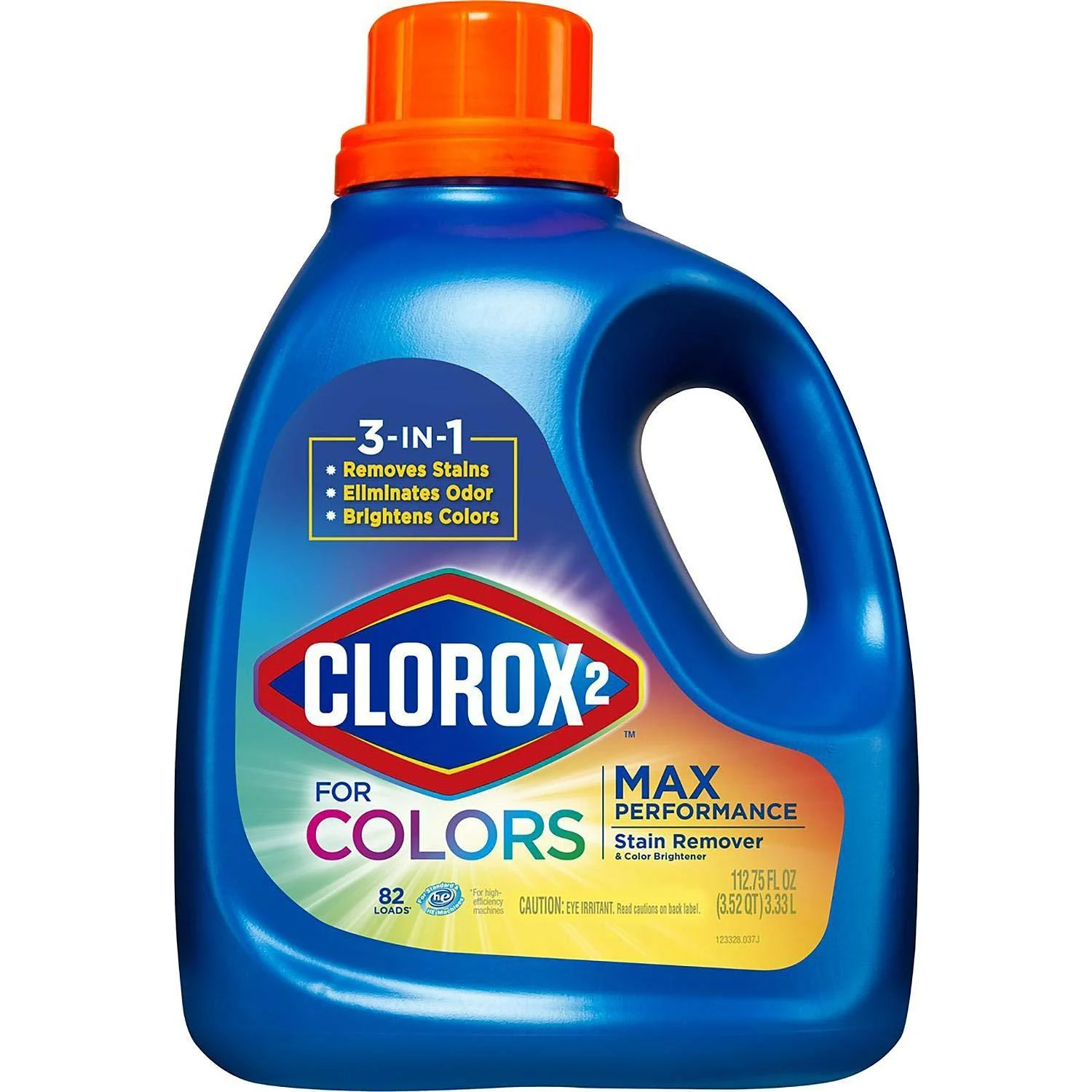 Clorox 2 Colors Stain Remover Max Performance (102 Loads) Removes 3X More Stains 112.75 Fl Oz