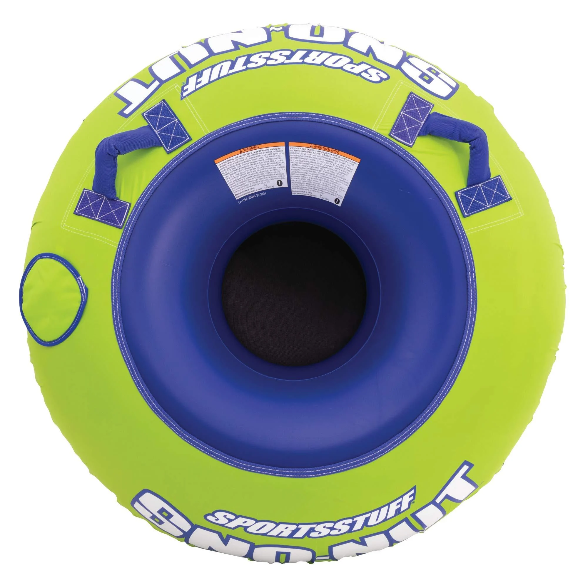 Sportsstuff Sno-Nut Inflatable Snow Tube/Sled with Ultra Durable Nylon Cover