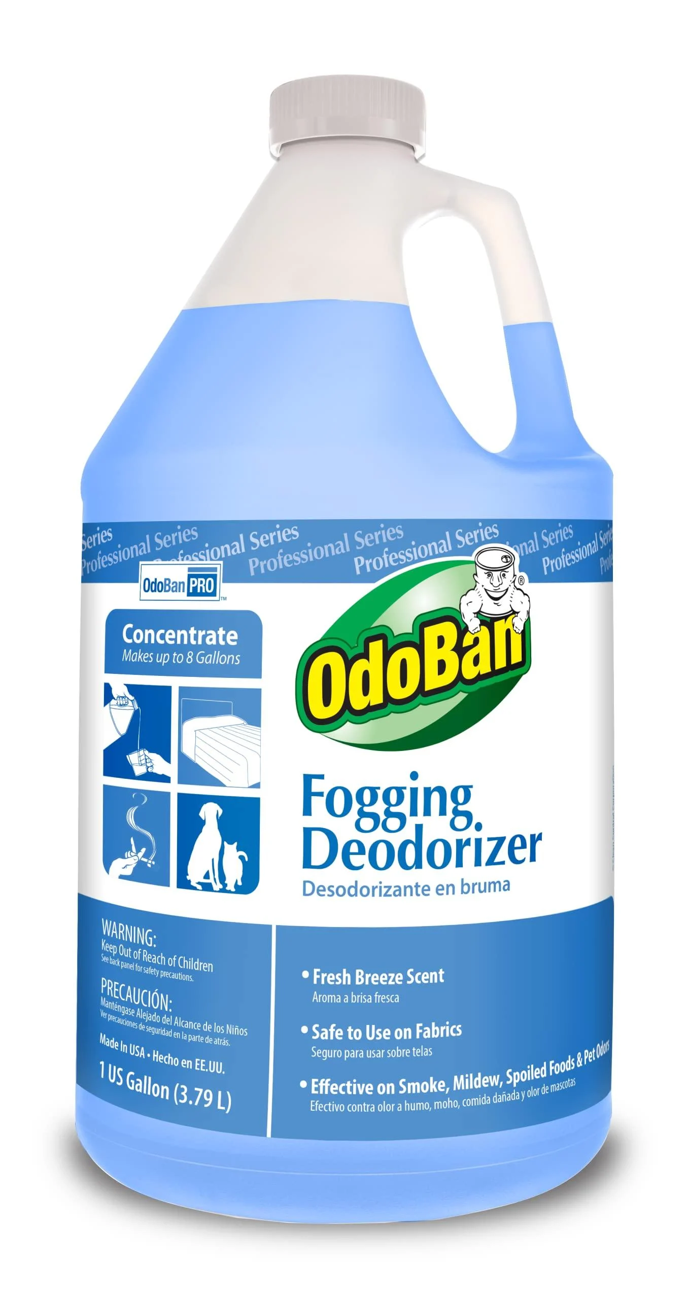 OdoBan Fogging Deodorizer Gallon, 1 Pack, Clear