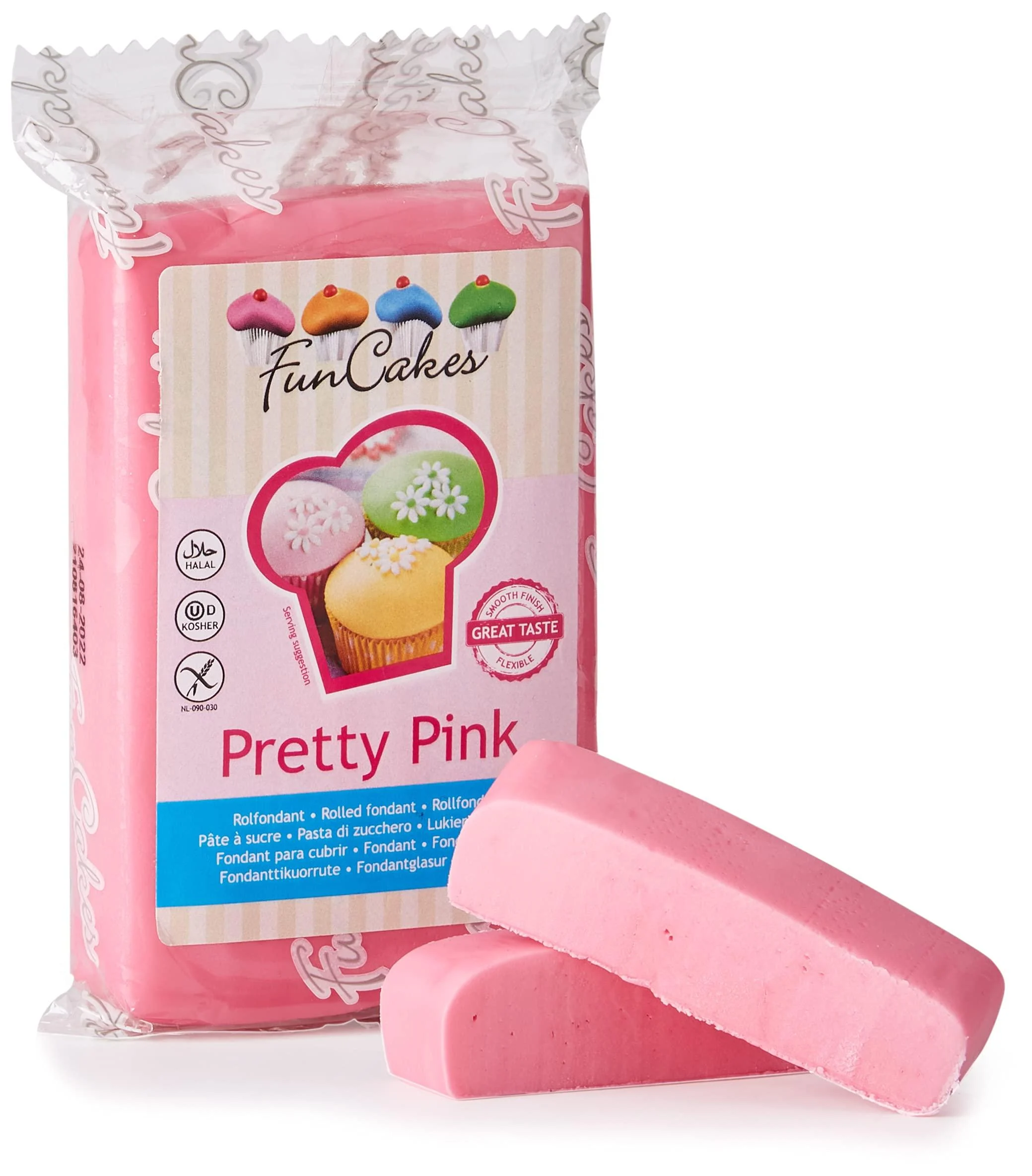 FunCakes Fondant -Pretty pink 1 pack (250 g)