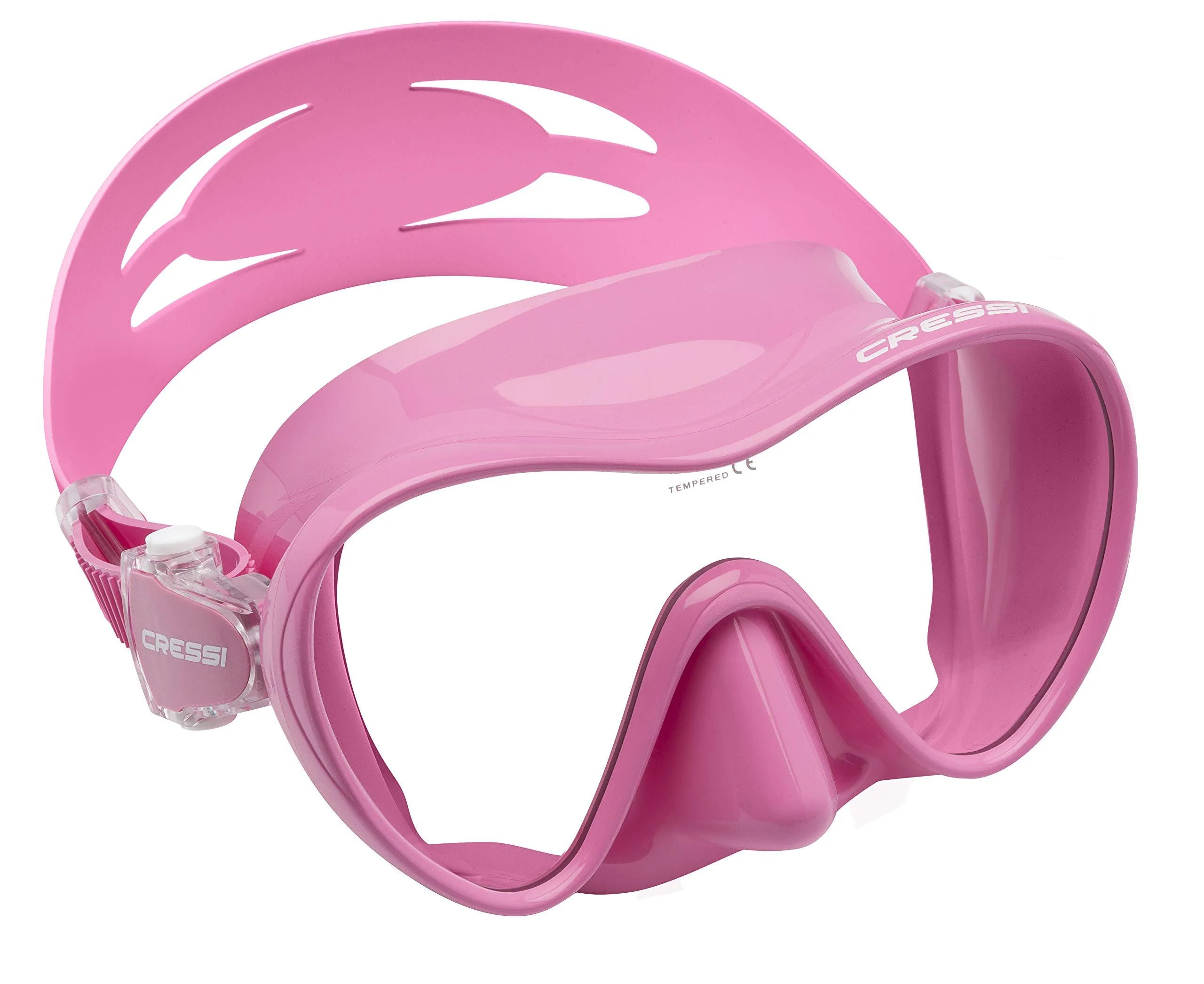 Cressi Kid's Scuba Diving Snorkeling Ultra Light Weight Premium - Mini Frameless: Designed in Italy Pink