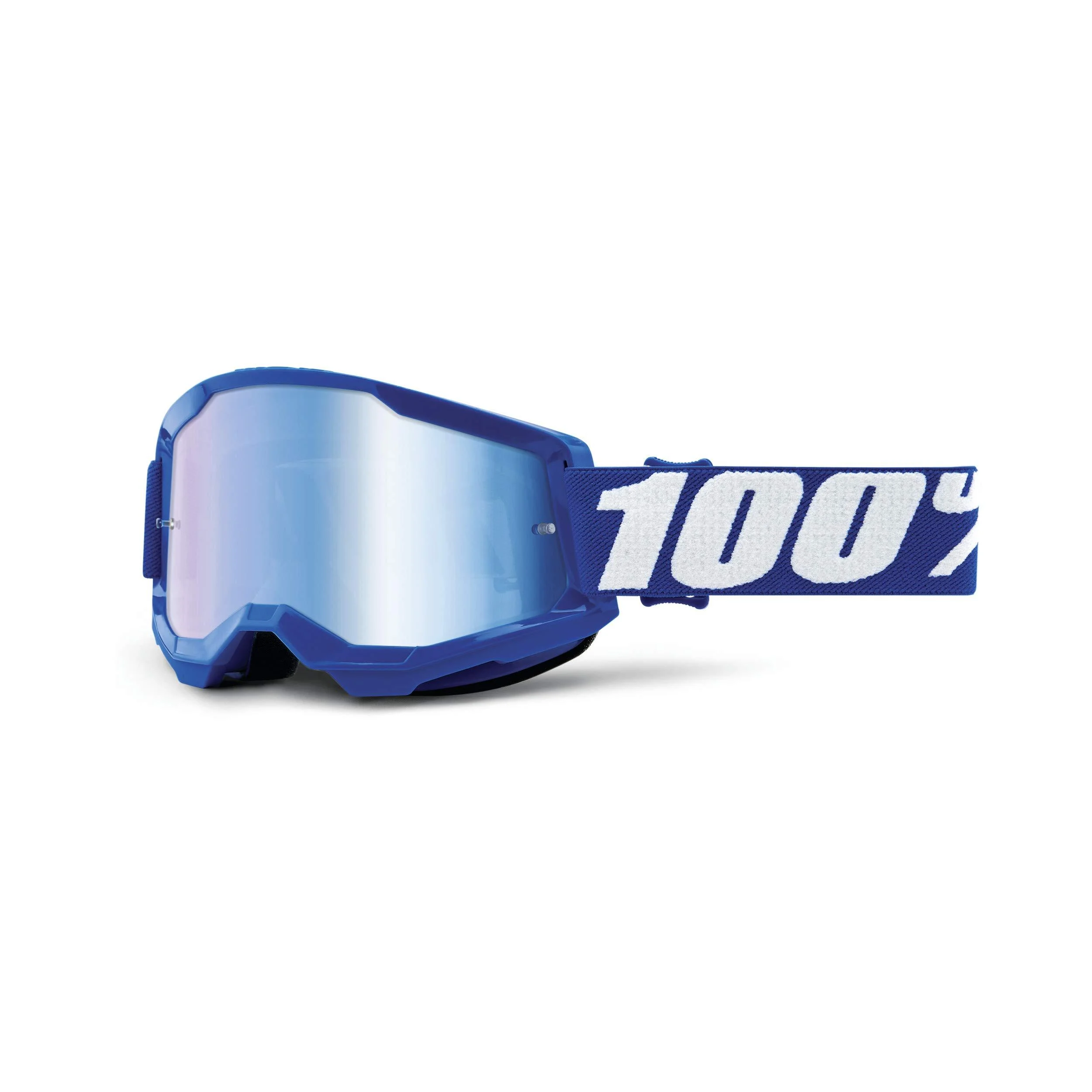 100% Unisex Strata 2 Sunglasses (Pack of 1) One Size Blue