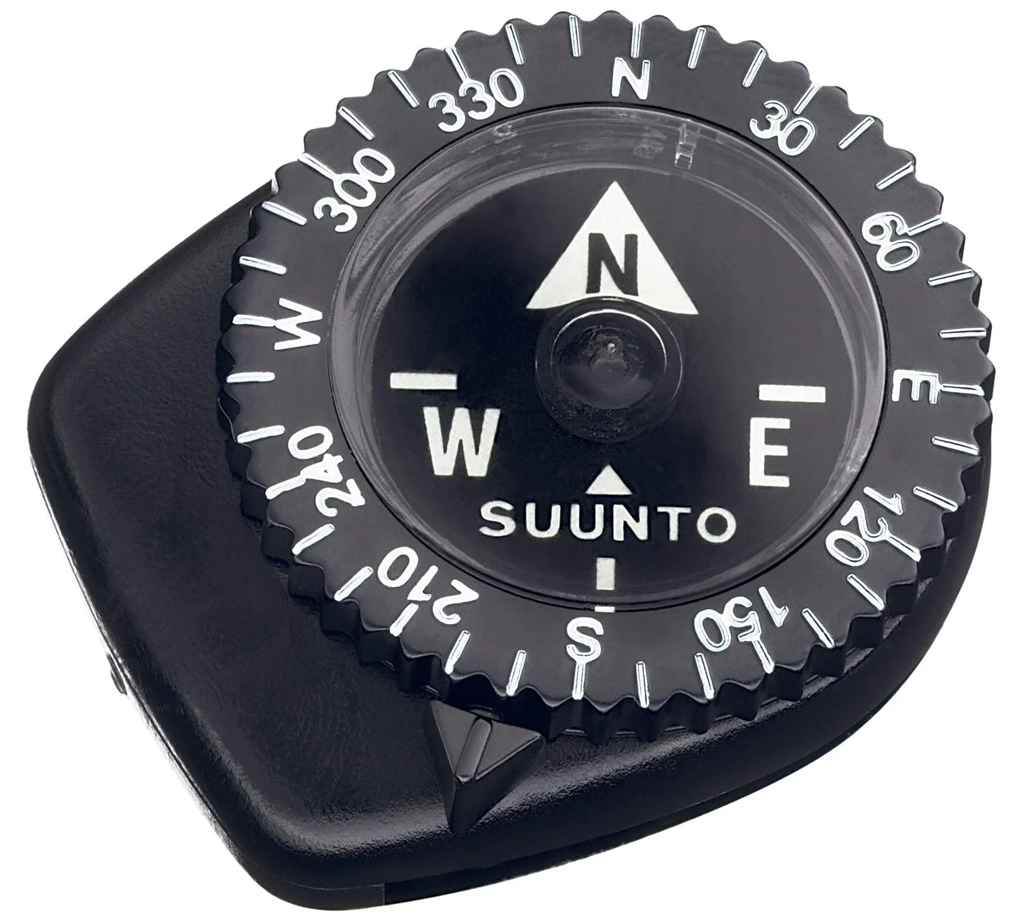 SUUNTO Clipper Compass, Micro Compass Attaches to Strap, Sleeve or Map Edge Nh Compass