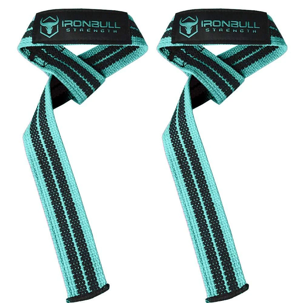 Women Lifting Straps (1 Pair) - Wrist Support Wraps - for Powerlifting, Bodybuilding, Gym Workout, Strength Training, Deadlifts & Fitness Workout Mint