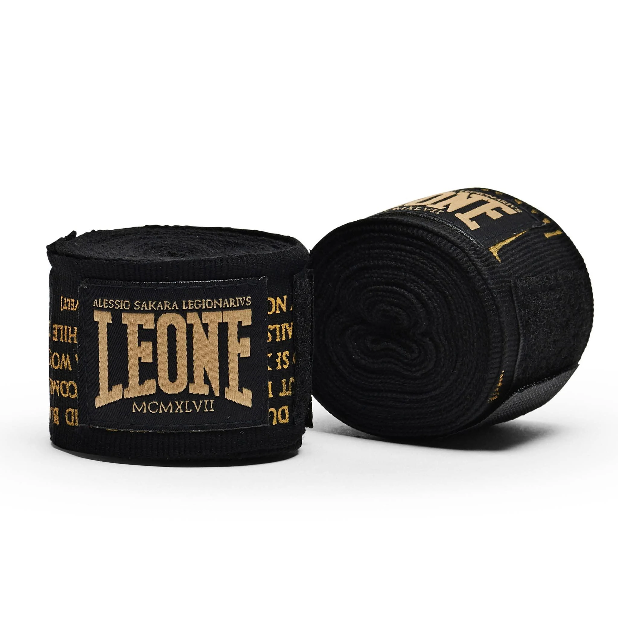 Ab705 Hand Wraps 3.5 Black - LEONE 1947
