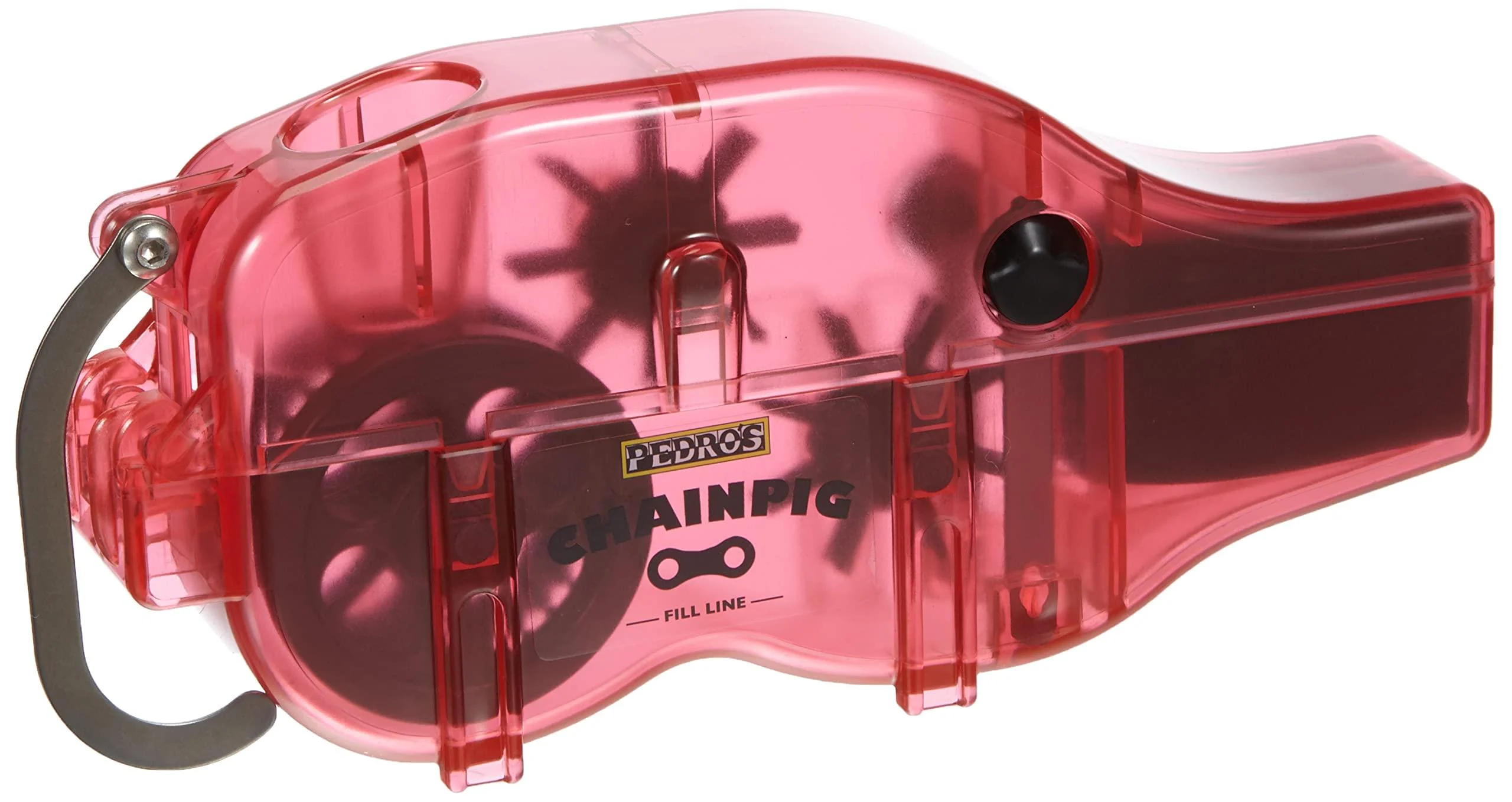 Pedro's Unisex's Pig II Chain Cleaning Machine, Red, 1 Count (Pack of 1)