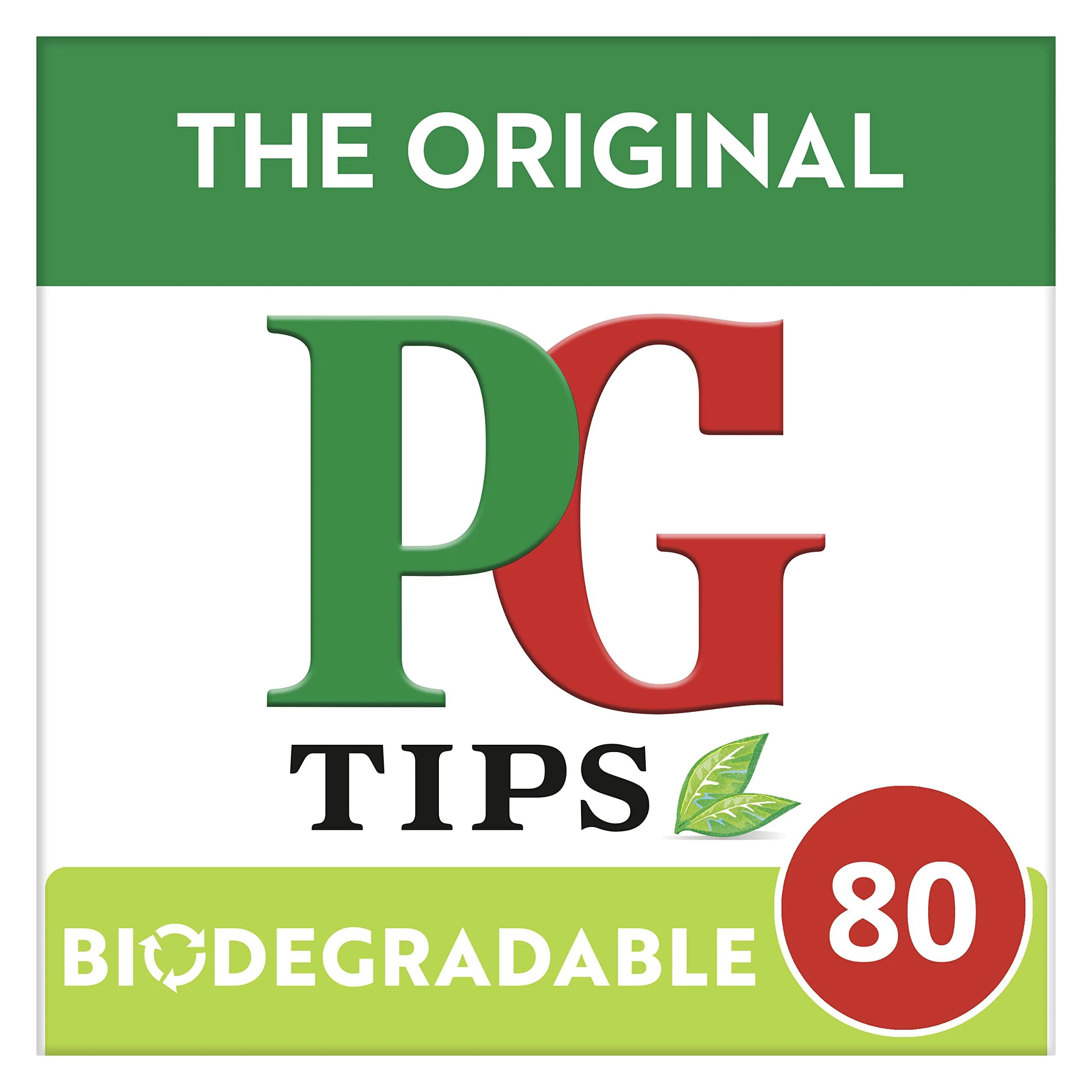 PG Tips 80 Tea Bags Original 80 Count (Pack of 1)