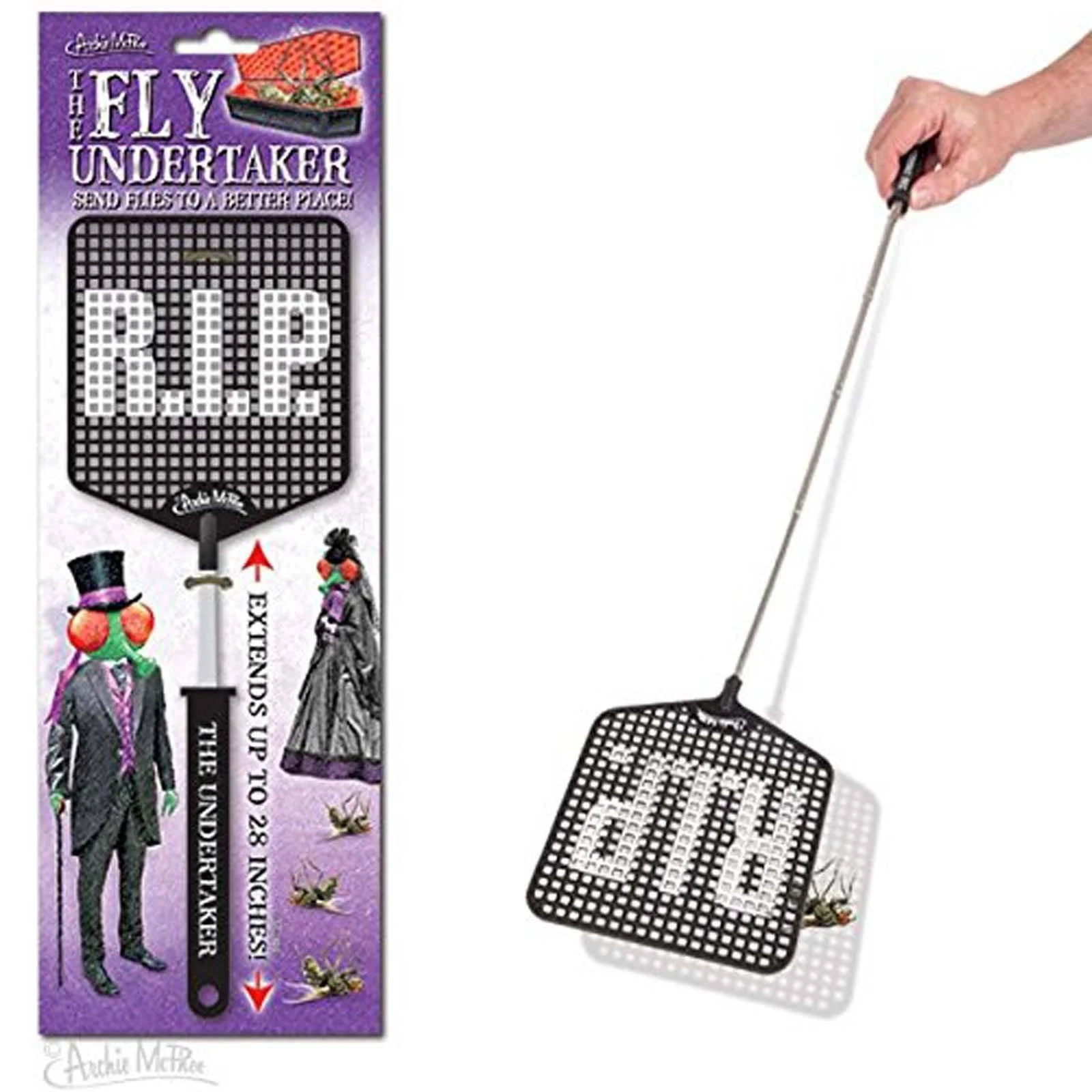 Mcphee Accoutrements The Fly Undertaker - R.I.P. Fly Swatter
