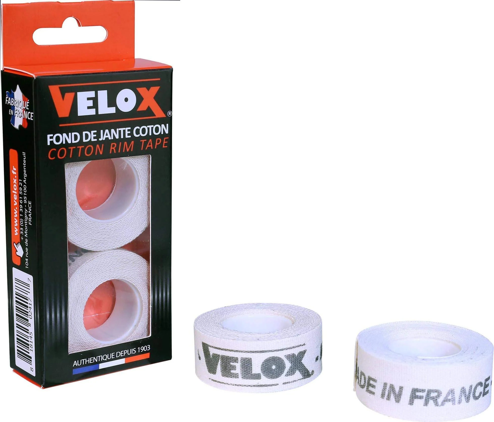 Velox Rim Tape (2-Pack), 13mm, White (23232401)