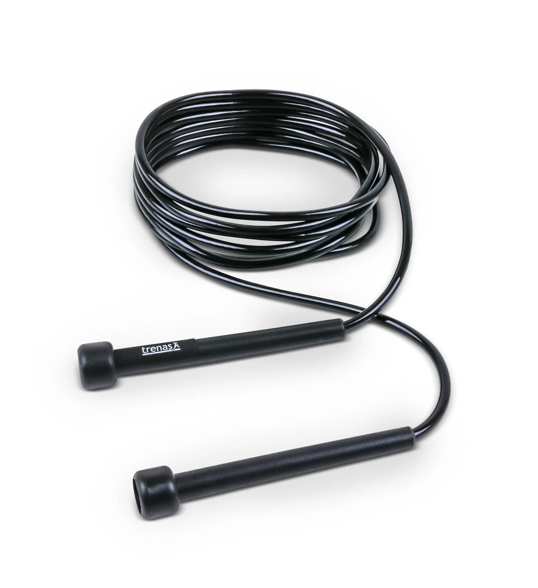Original TRENAS Speed Rope - 3 meters - Blue - Green - Black - Red - Yellow - Orange 3 meters - Black