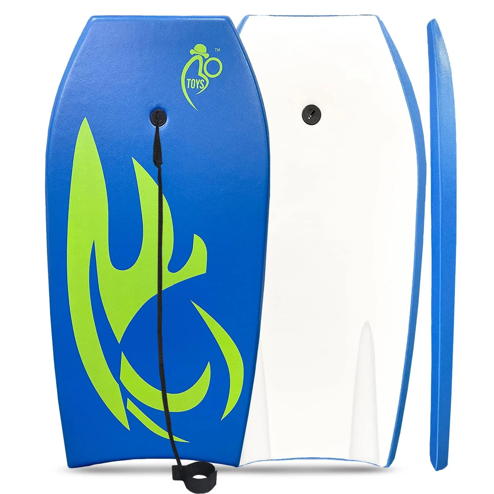 Bo-Toys Body Board Lightweight with EPS Core BLUE 33-INCH
