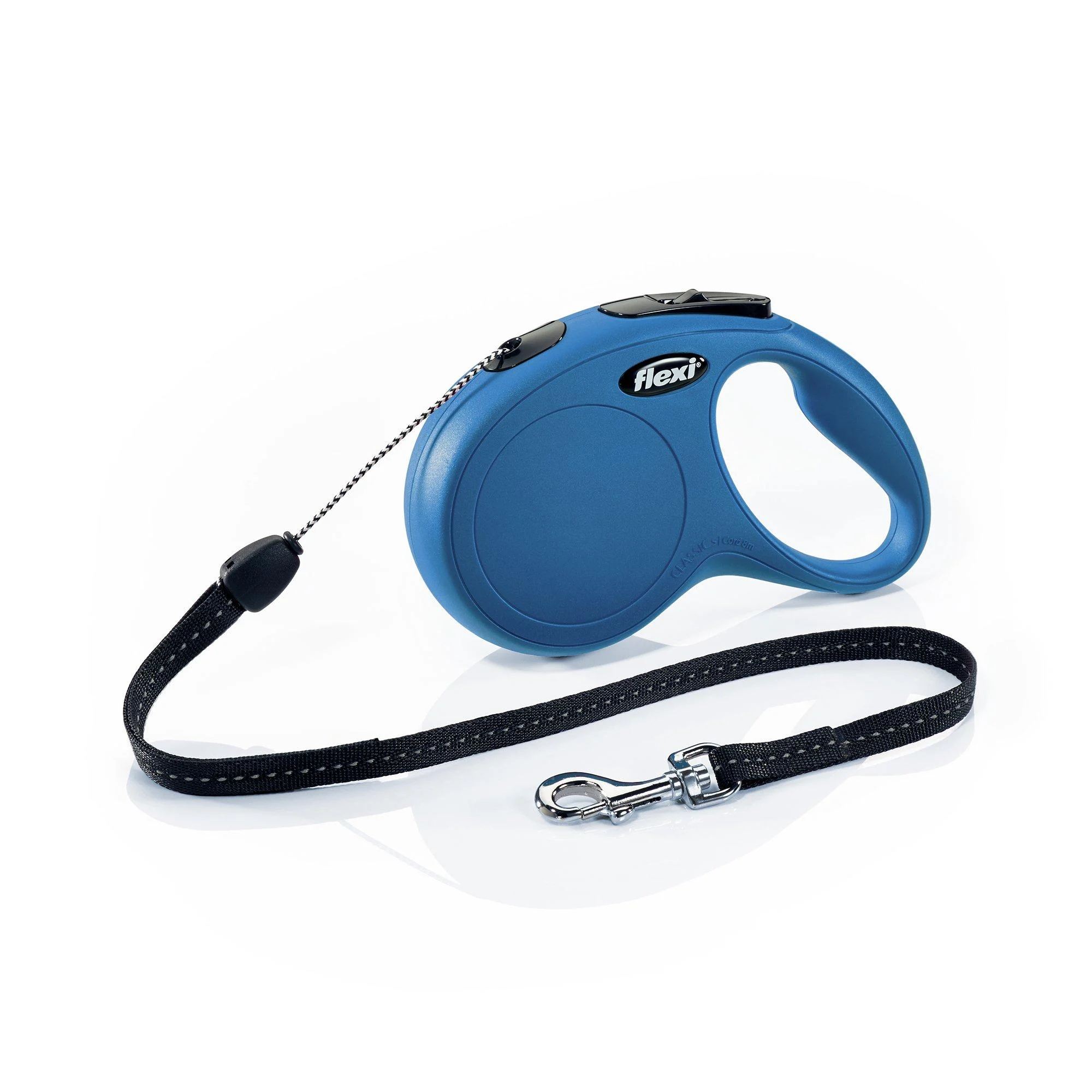 FLEXI Classic Retractable Dog Leash 26-Feet Small Blue Blue Small Cord 26-Feet