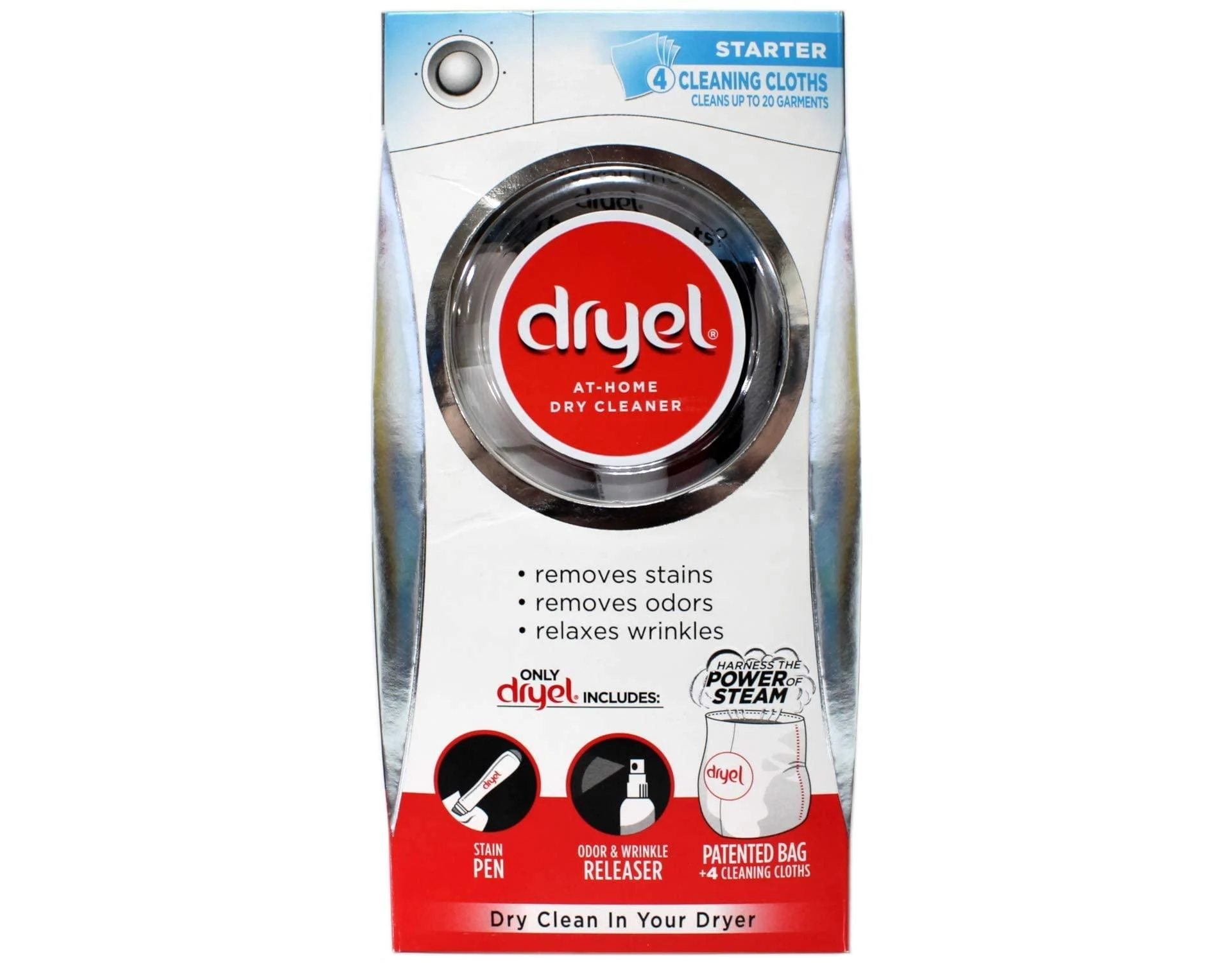 Dryel At-Home Dry Cleaning Starter Kit With Bag Breeze Clean Scent 1 kit