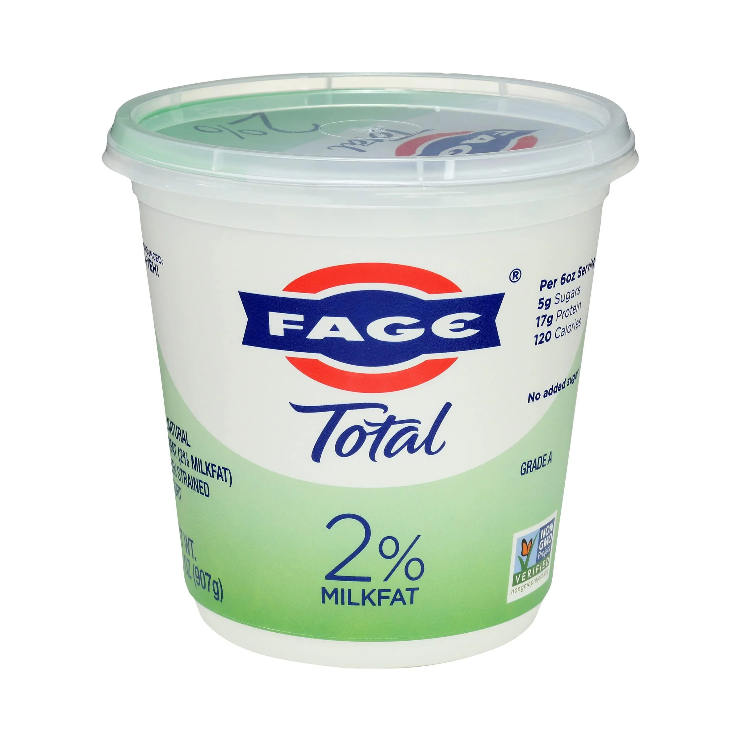 FAGE Total Greek Yogurt, 2% Reduced Fat, Plain, 32 oz