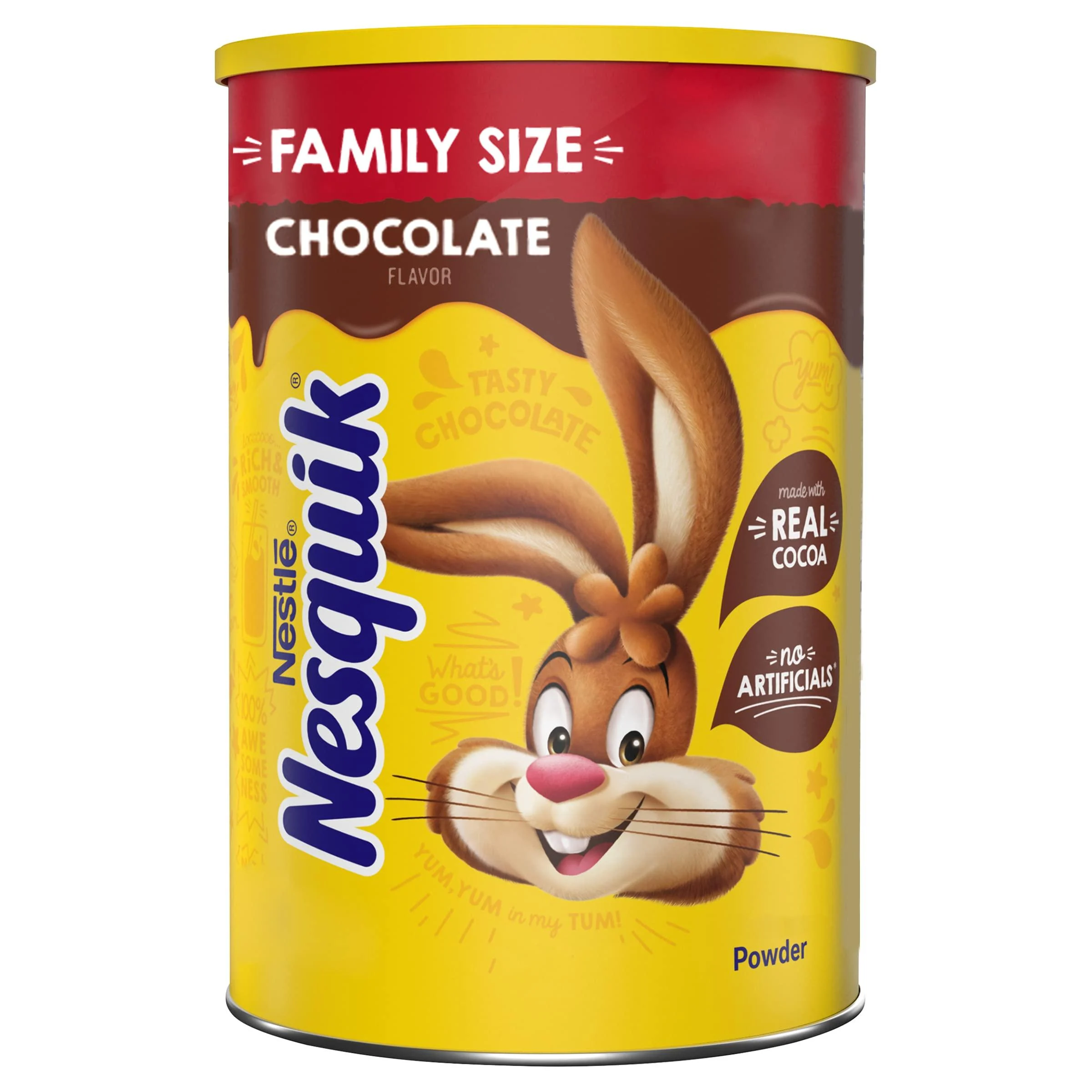 NESQUIK Chocolate Powder 6x38 Ounce Canisters (Pack of 6) 38 Ounce (Pack of 6)