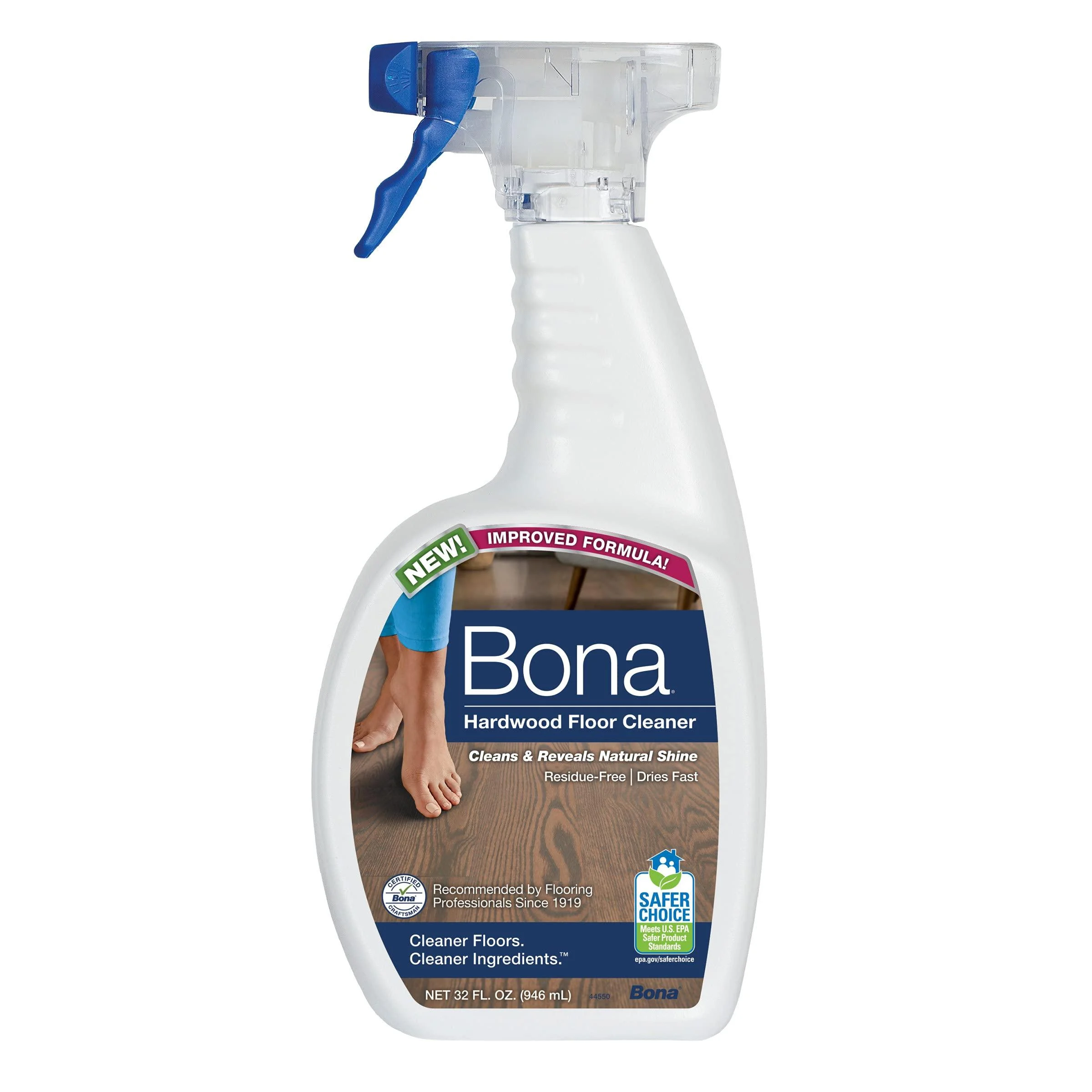 Bona Hardwood Floor Cleaner Spray, Unscented, 32 Fl Oz Unscented 32 Fl Oz