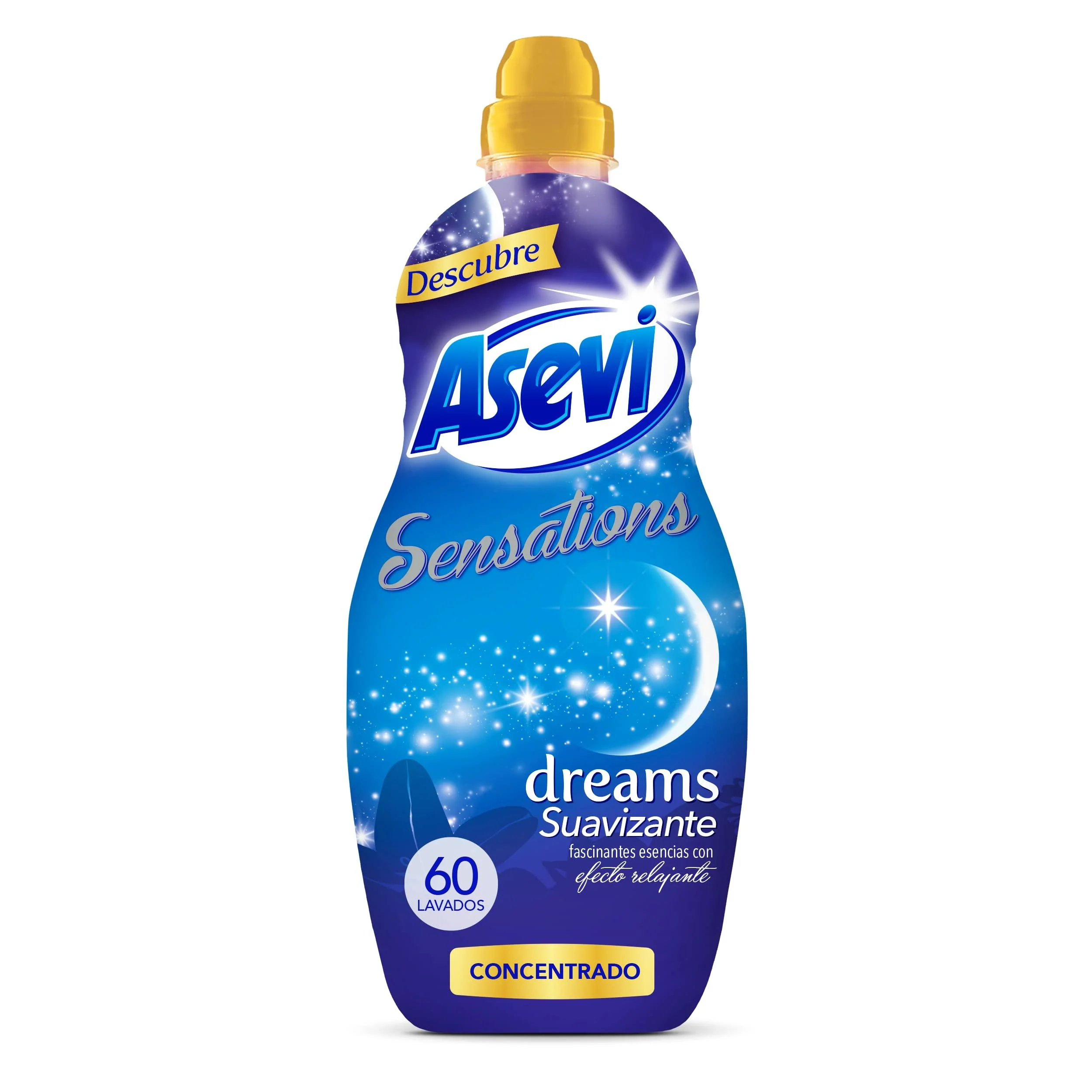 Asevi Sensations Dreams Concentrated Fabric Softener 60 Doses blue