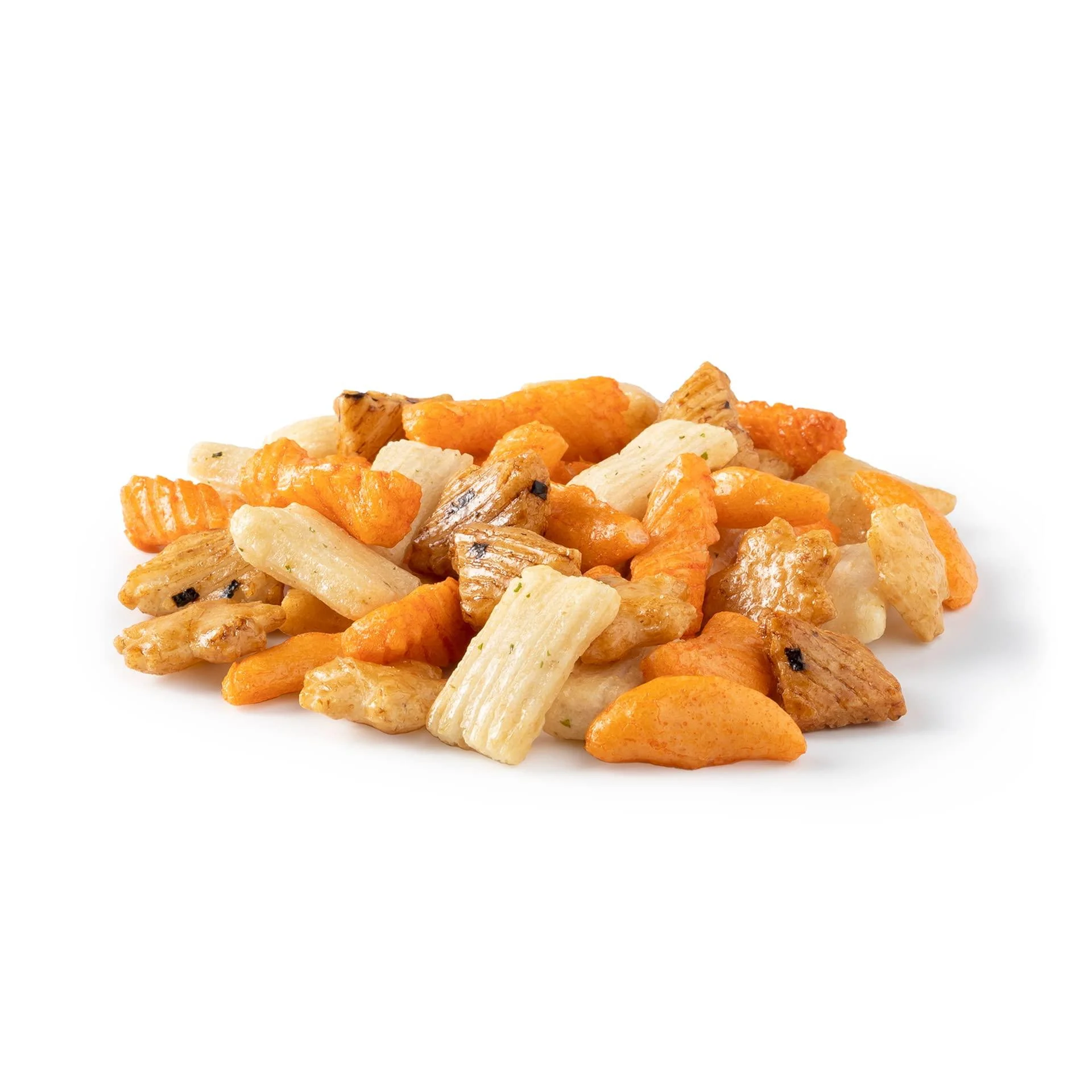 Oriental Rice Crackers, No Artificial Colors, Crunchy & Spicy, Natural!!! (2 LBS) 2 Pound (Pack of 1) - NUTS - U.S. - HEALTH IN EVERY BITE !