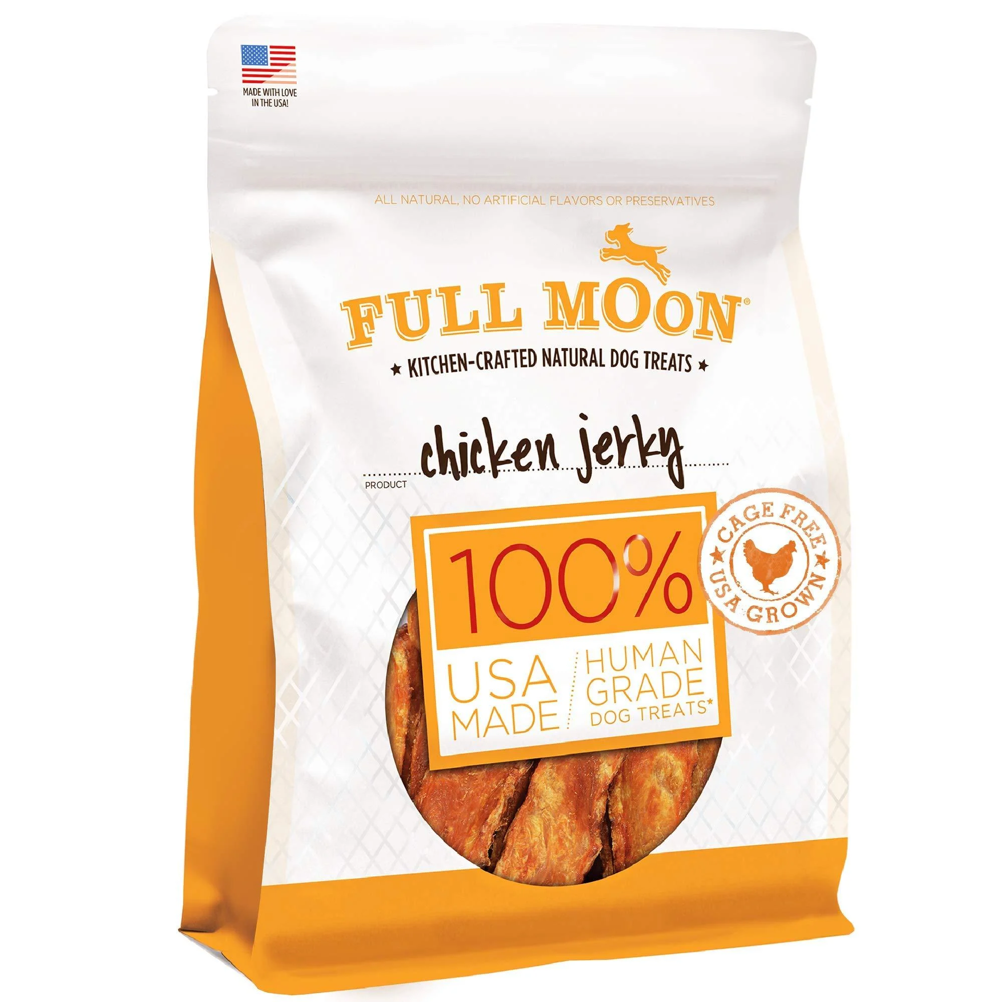 Full Moon All Natural Human Grade Dog Treats Chicken 1.5 Pound (Pack of 1)