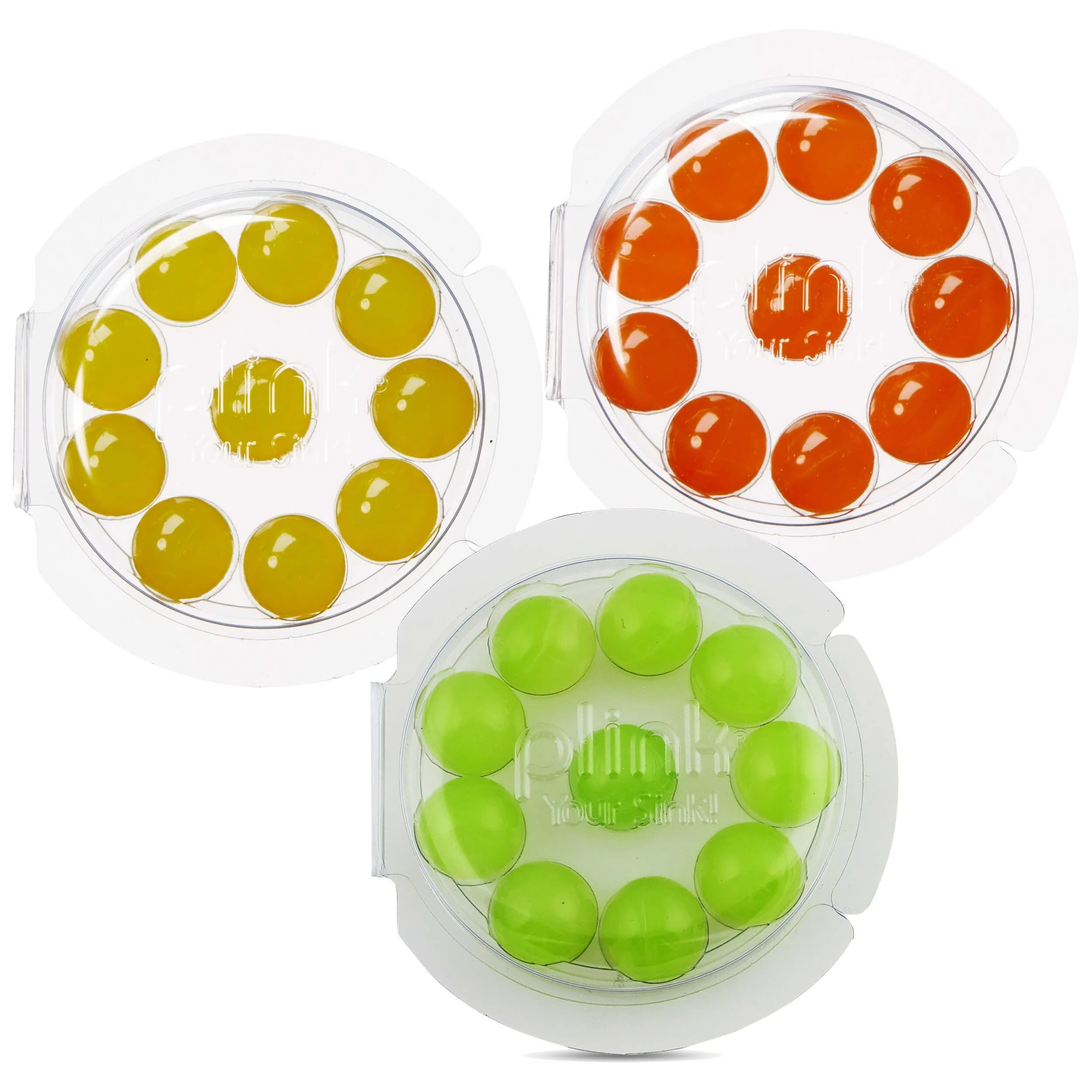 Plink Garbage Disposal Cleaner, Pack of 3, Multi-Color, 30 Fl Oz