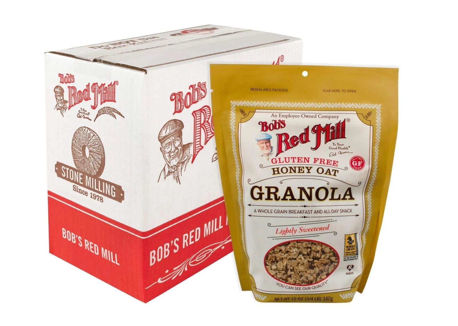 Bob's Red Mill Honey Oat Granola Gluten Free 12 oz (340 g)