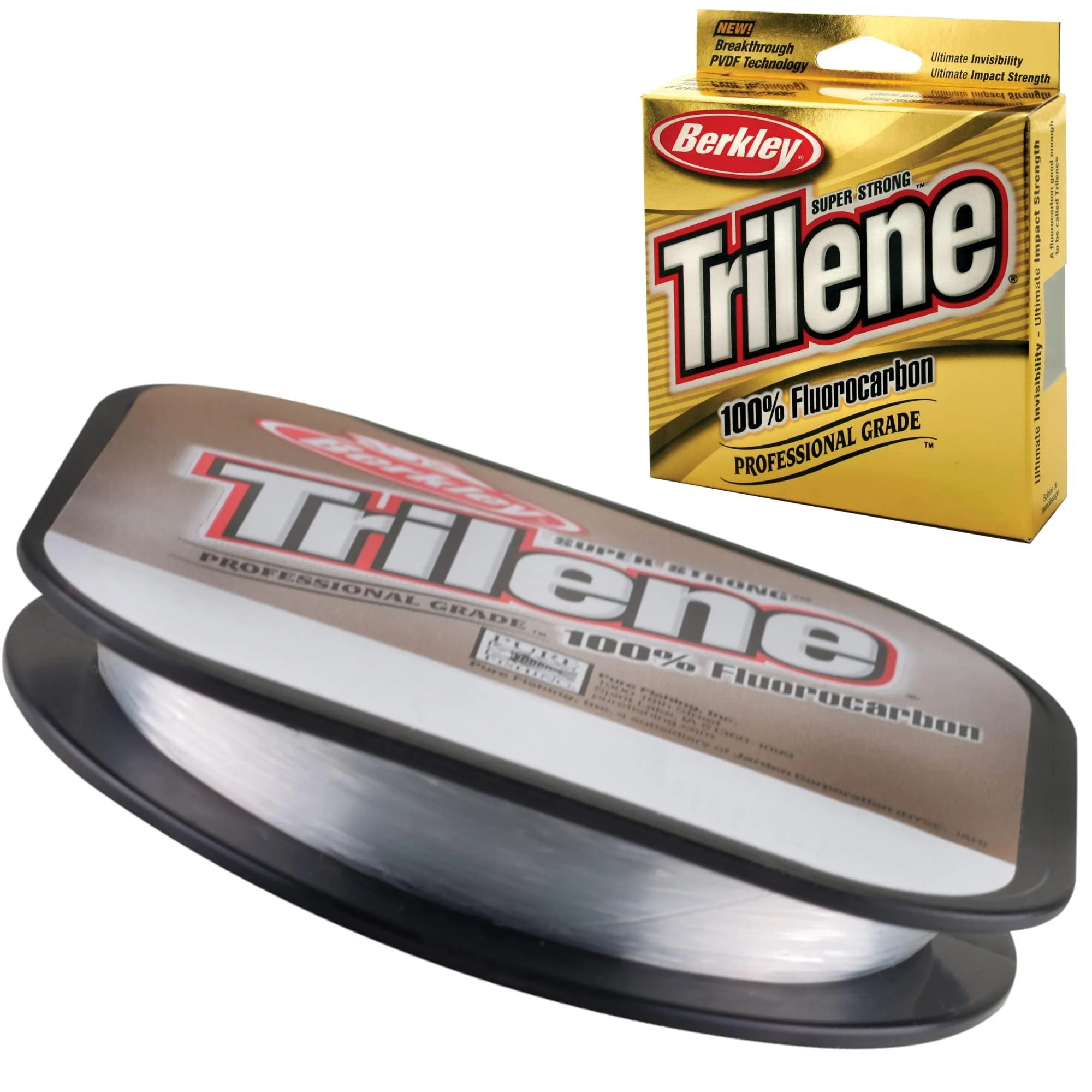 Berkley Trilene 100 % Fluorocarbon-Vorfach-Angelschnur 3.7kg | 8lb| 55yd | 50m
