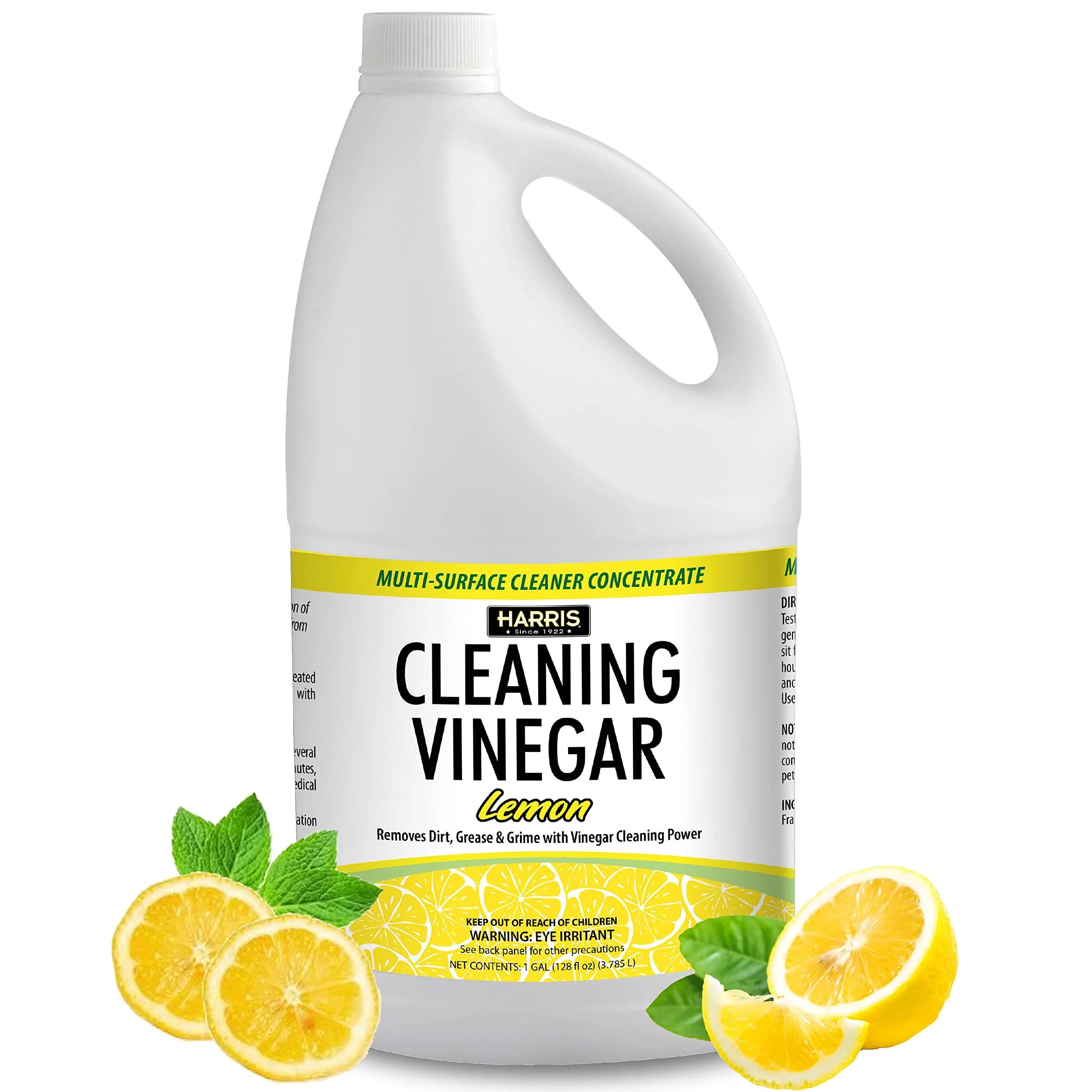 Harris Cleaning Vinegar, Lemon, 128oz, All Purpose Household Surface Cleaner