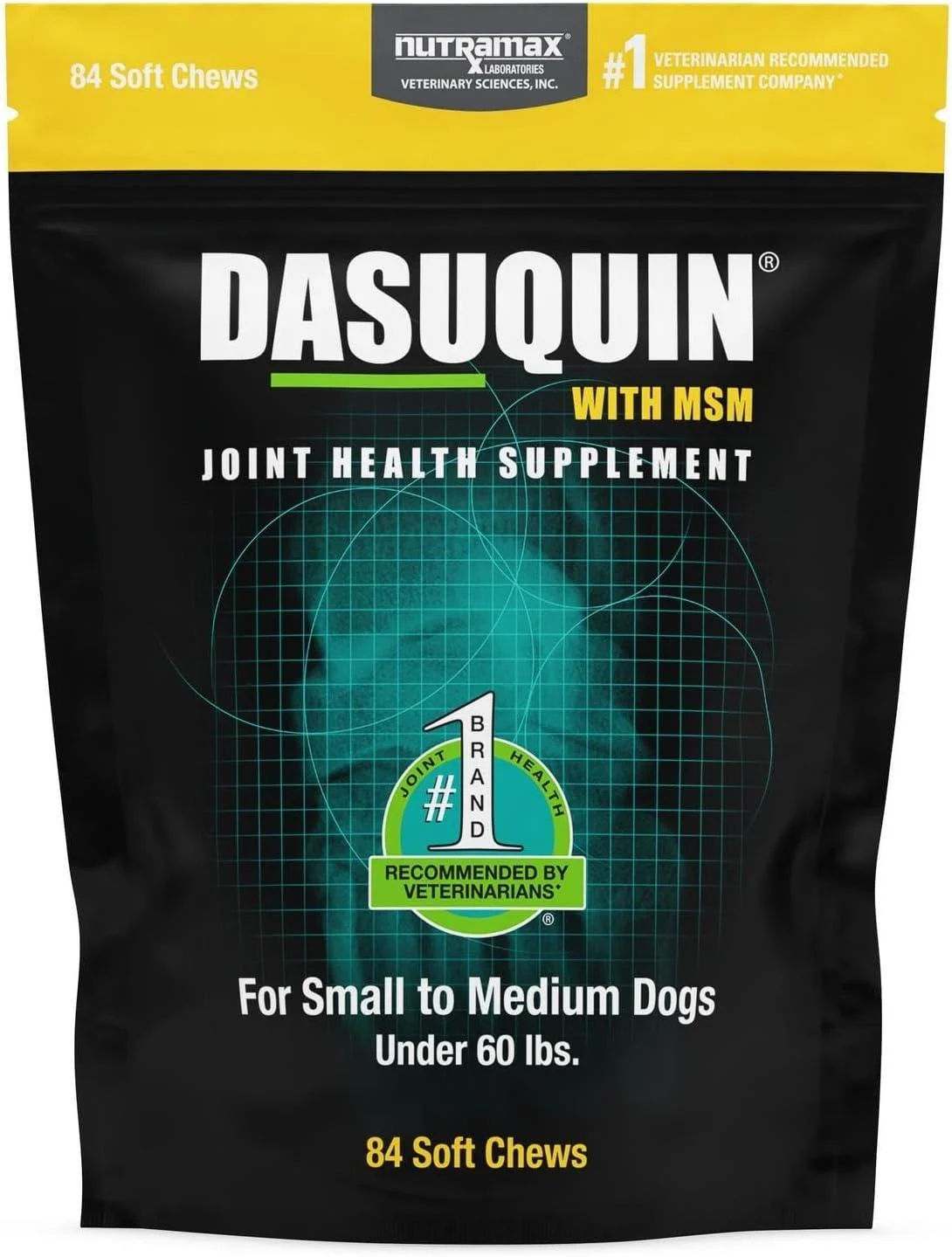 Nutramax Laboratories Dasuquin with MSM Soft Chews 84 Count Small/Medium Dog (Under 60 lbs)